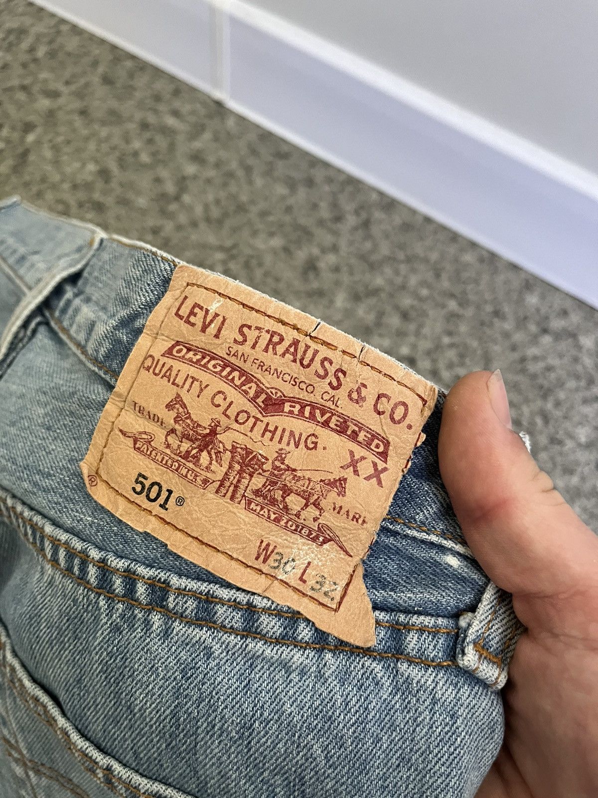 Levi's × Levi's Vintage Clothing × Vintage Vintage Levi’s 501 denim W30 L32 Size US 30 / EU 46 - 6 Thumbnail
