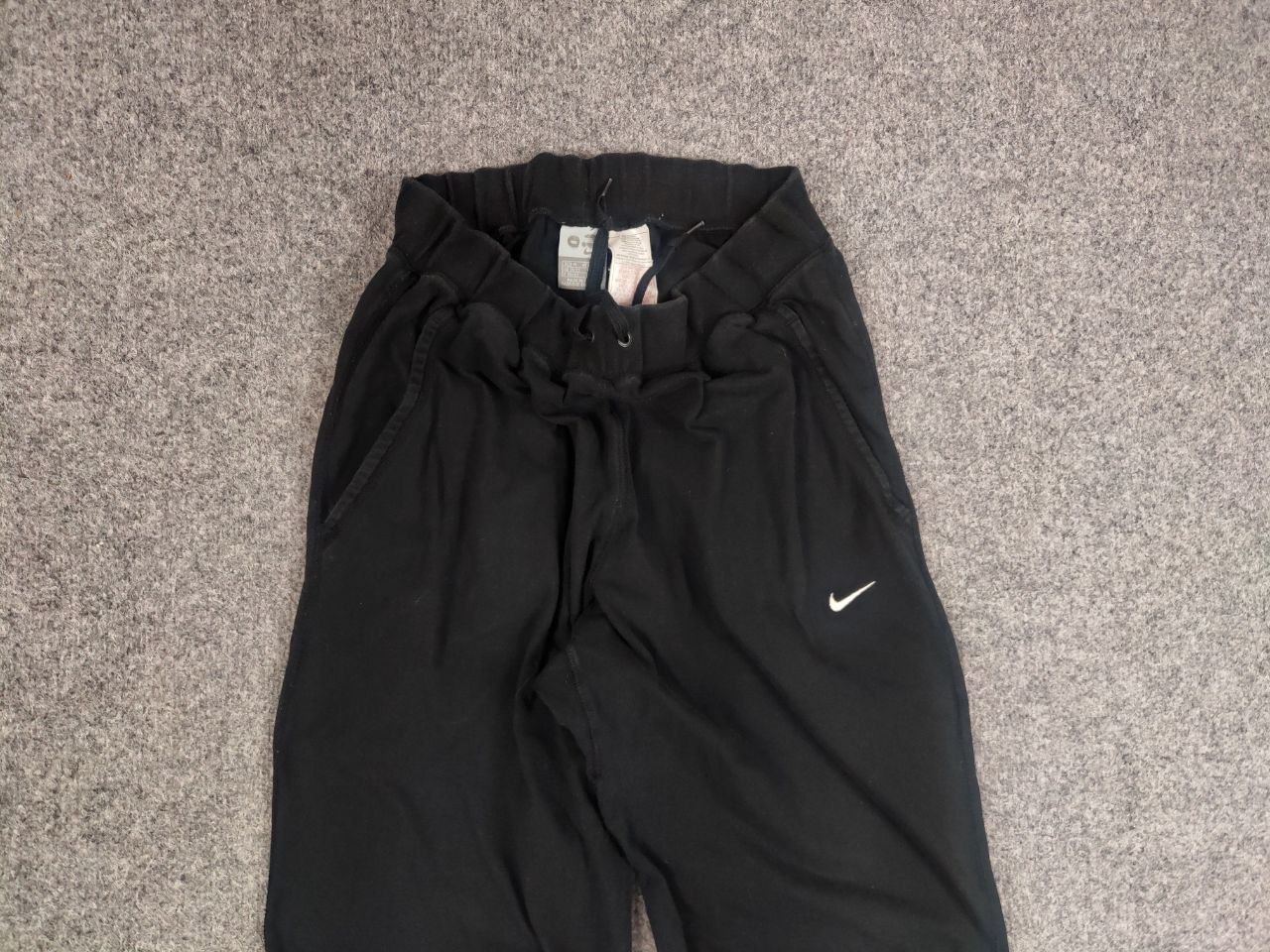 Nike Vintage Nike Swoosh Blank Cotton Baggy Track Pants Y2K Style Size US 32 / EU 48 - 7 Thumbnail
