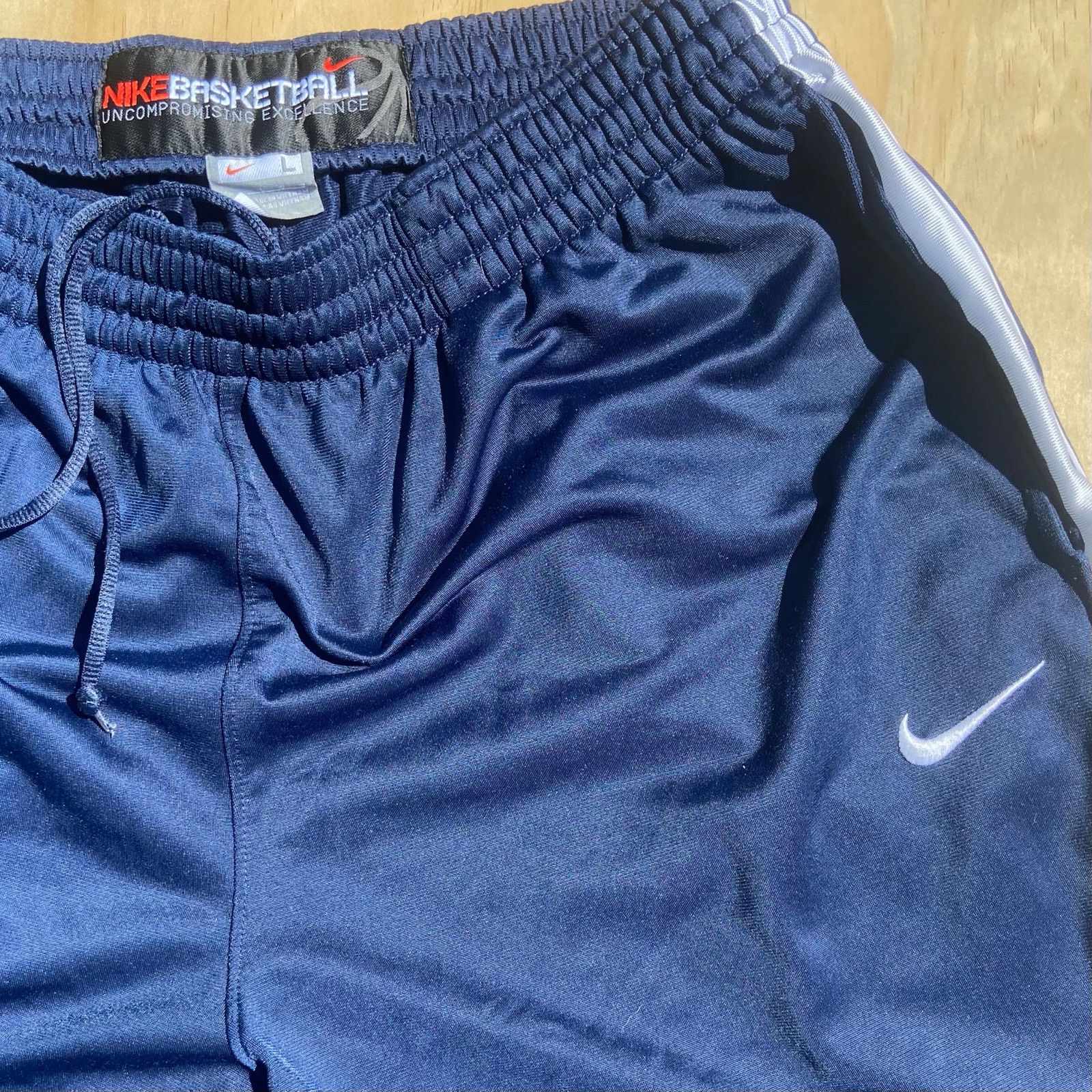 Nike Nike Basketball Joggers Navy Large Womans/ Unisex Size 30" / US 8 / IT 44 - 2 Thumbnail