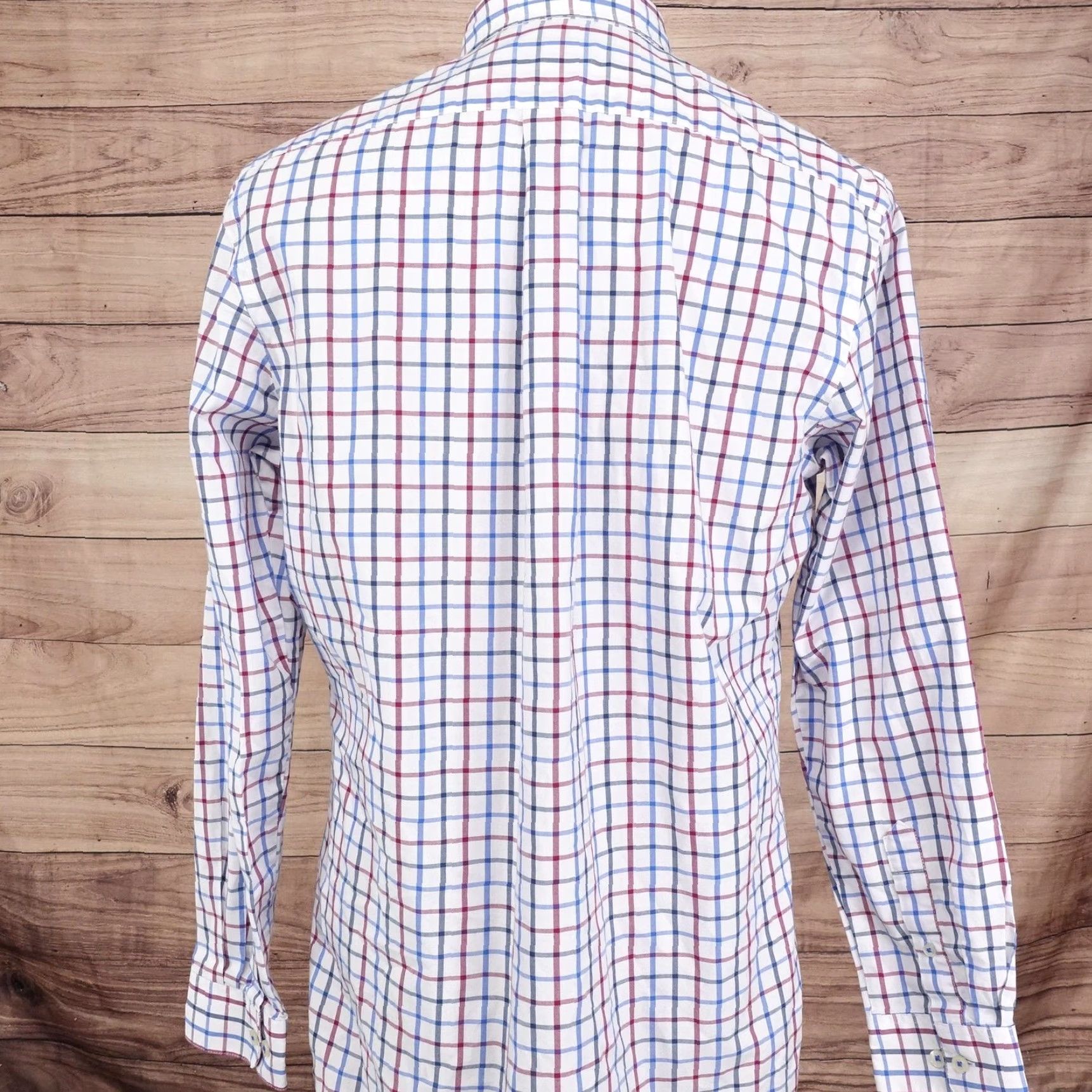 Van Heusen Van Heusen Originals Shirt Mens Medium 15-15.5 Plaid Pocket Classic Fit Size US M / EU 48-50 / 2 - 4 Thumbnail