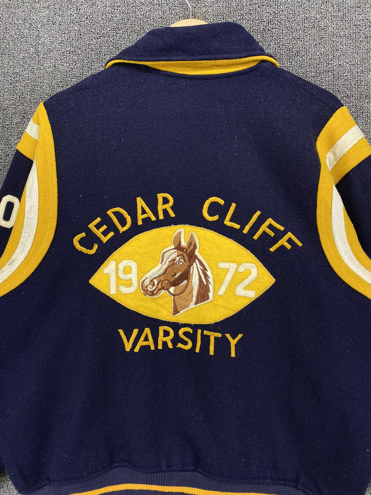 Vintage Vintage 70s Felco Cedar Cliff Wool Varsity Jacket Size US M / EU 48-50 / 2 - 8 Thumbnail