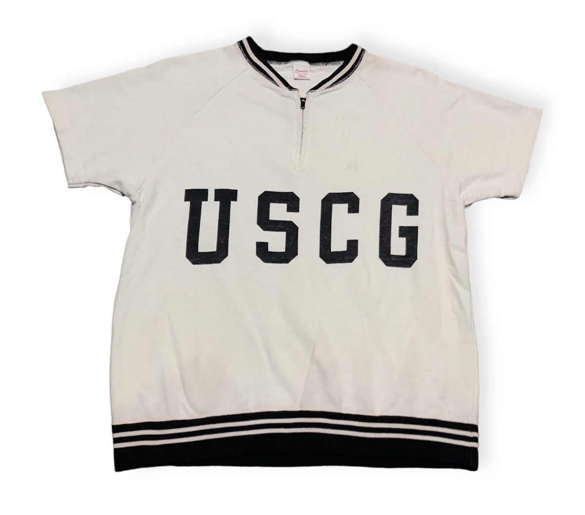 image of Vintage 50S Design By Sugar Cane Toyo Enterprise Shirts in White, Men's (Size Medium)