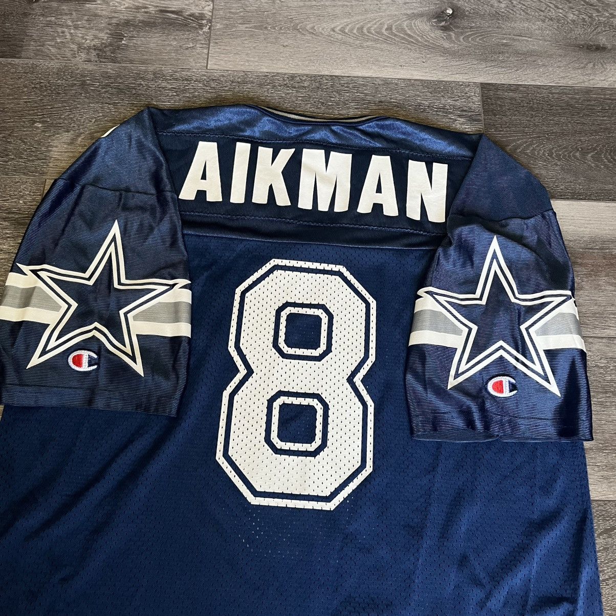 Champion Vintage 1990s NFL Champion Troy Aikman Dallas Cowboys Jersey Size US L / EU 52-54 / 3 - 4 Thumbnail