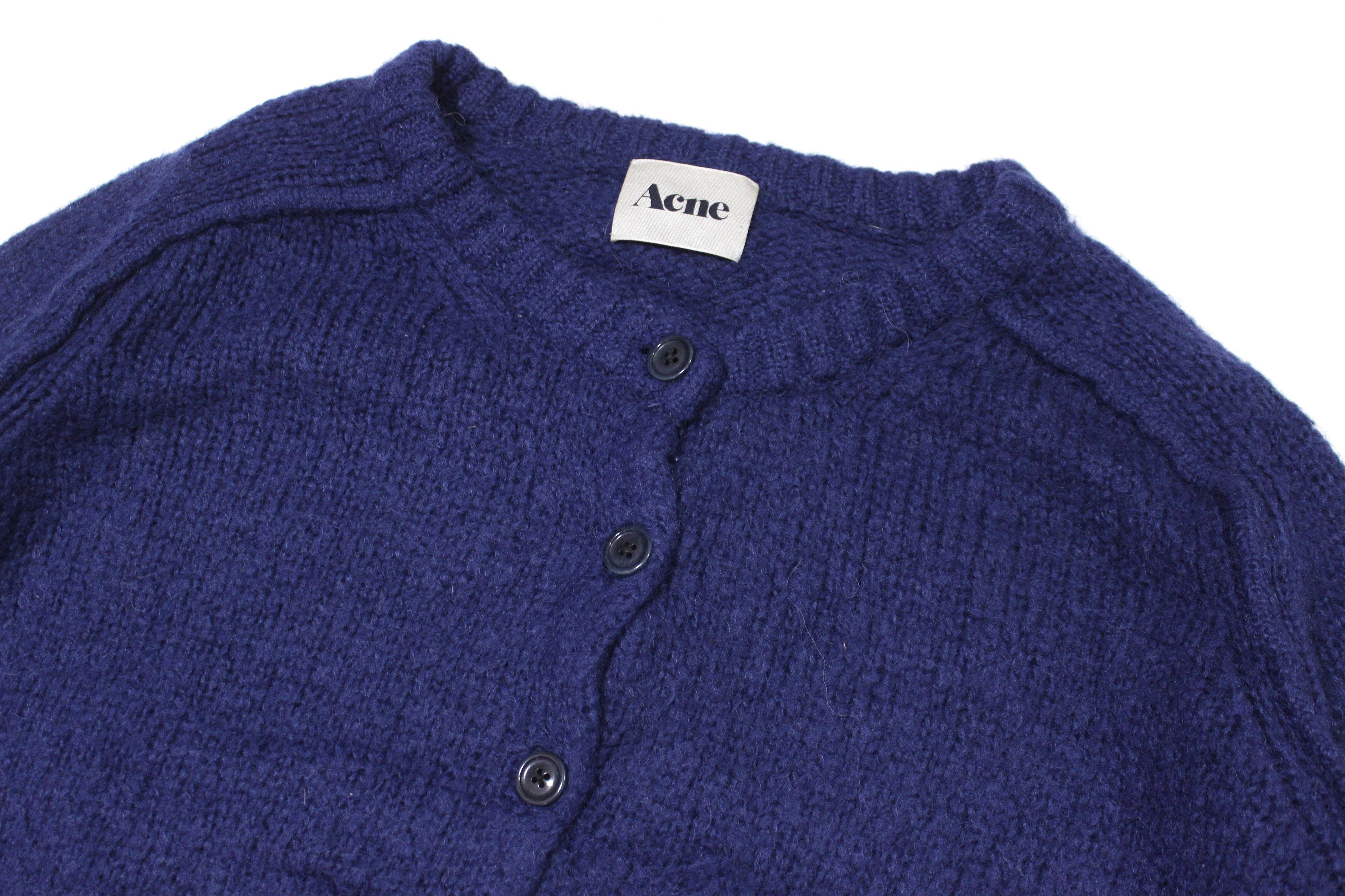 Acne Studios Belle Mohair Wool AW10 Baggy Cardigan Size L / US 10 / IT 46 - 4 Thumbnail