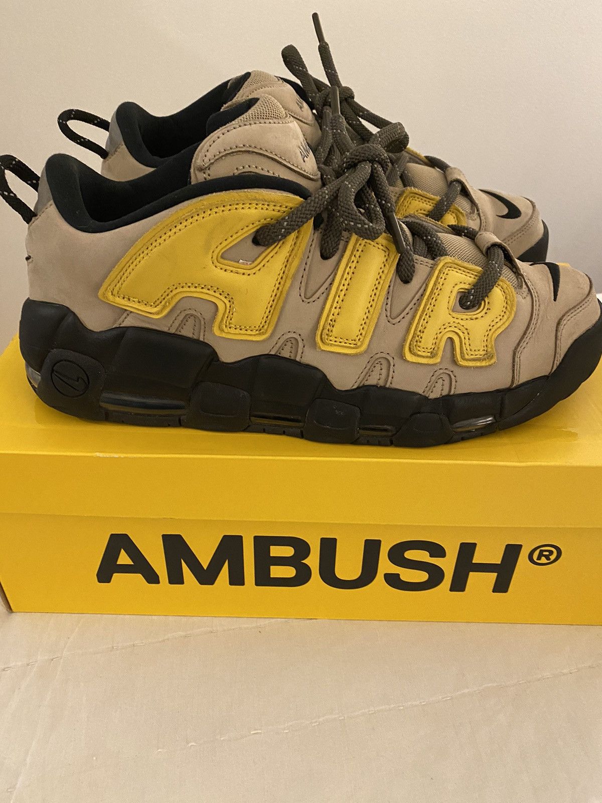 Ambush Design × Nike Nike x Ambush Air More Uptempo Low Limestone Sz13 Size US 13 / EU 46 - 2 Thumbnail