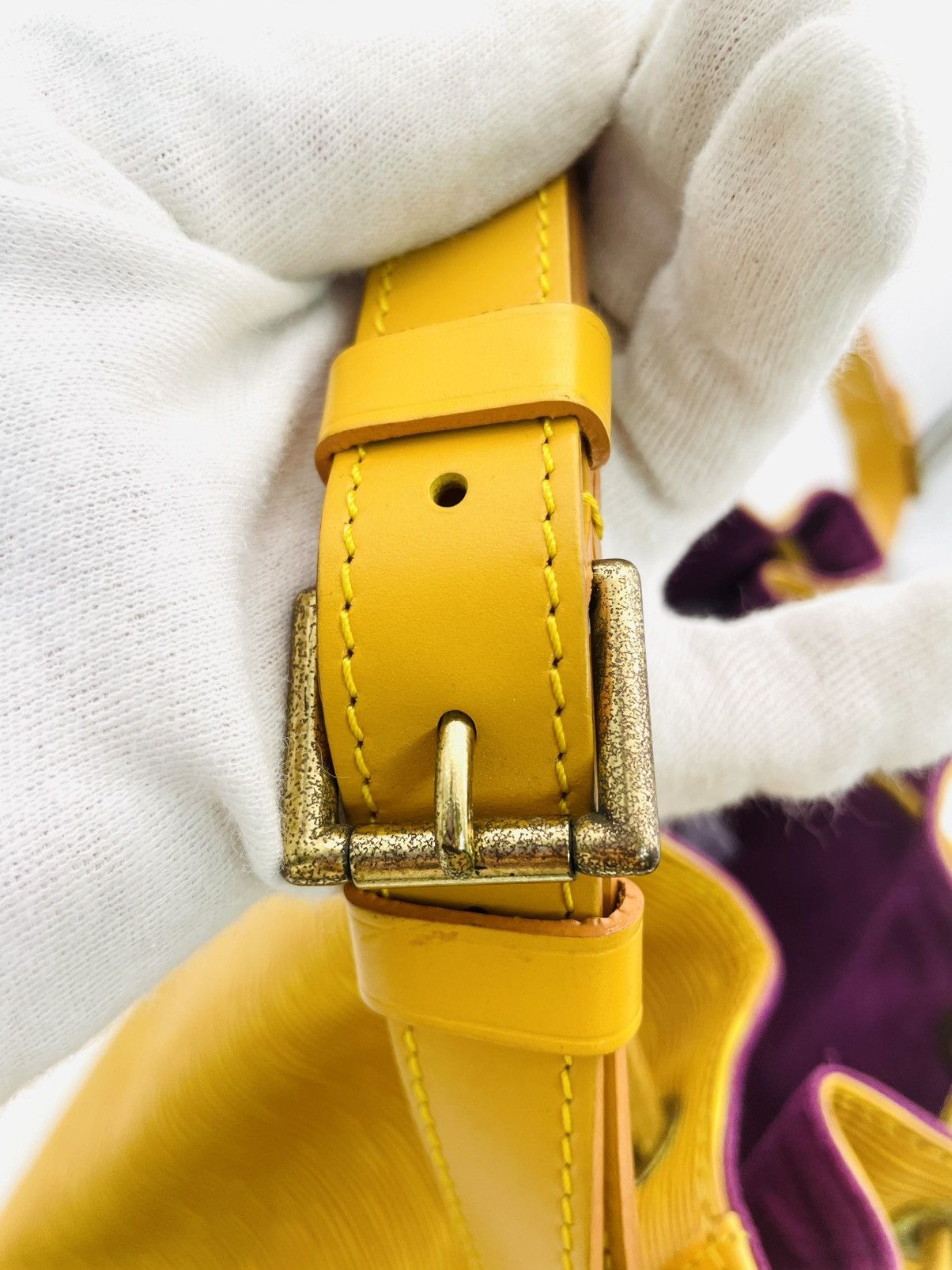 Louis Vuitton Epi Noe Yellow Leather Shoulder Bag M44109 Size ONE SIZE - 5 Thumbnail