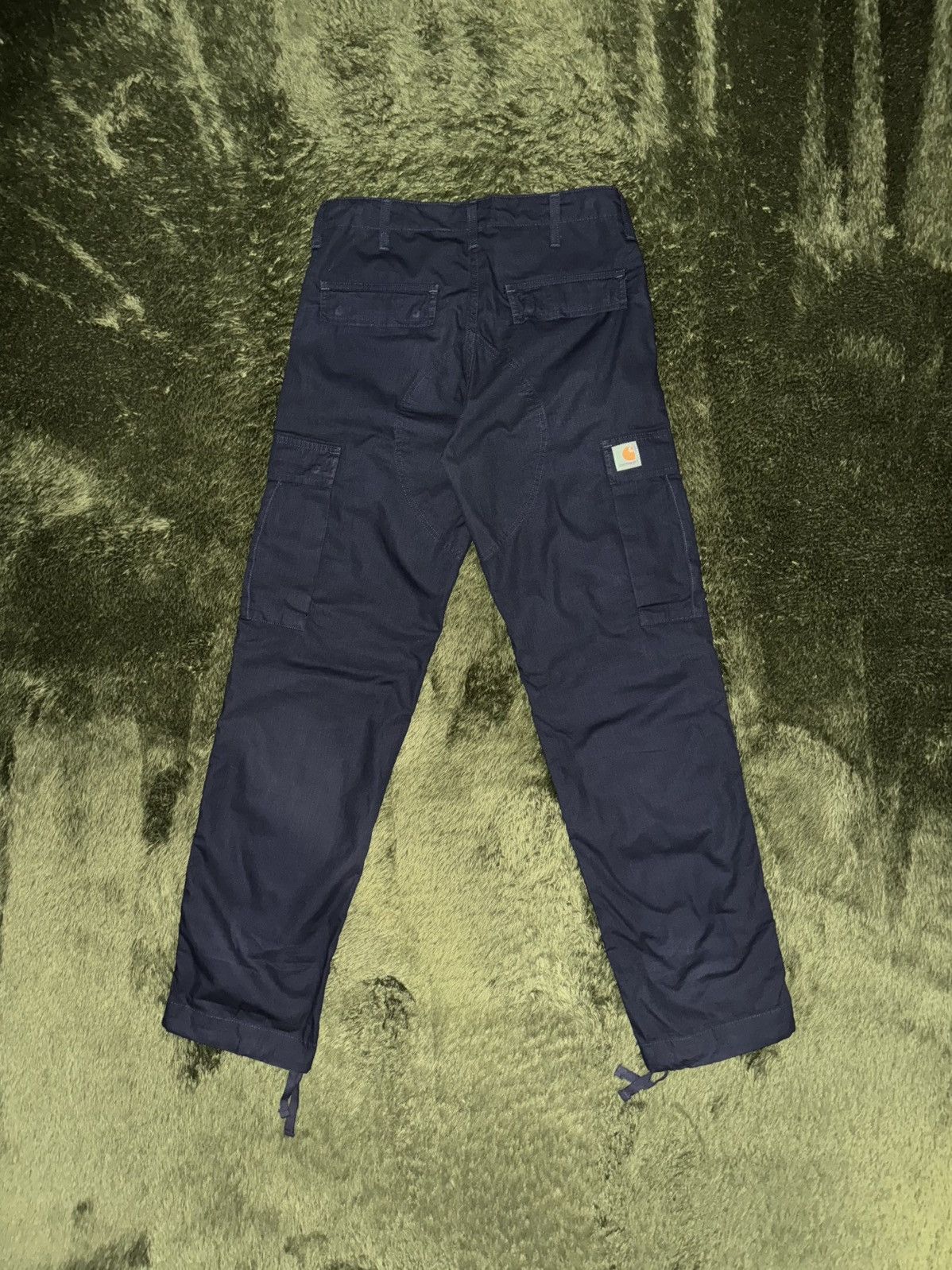 Carhartt Wip [30X32] Carhartt WIP Loose Fit Ripstop Cargo Pants Navy Size US 30 / EU 46 - 8 Thumbnail