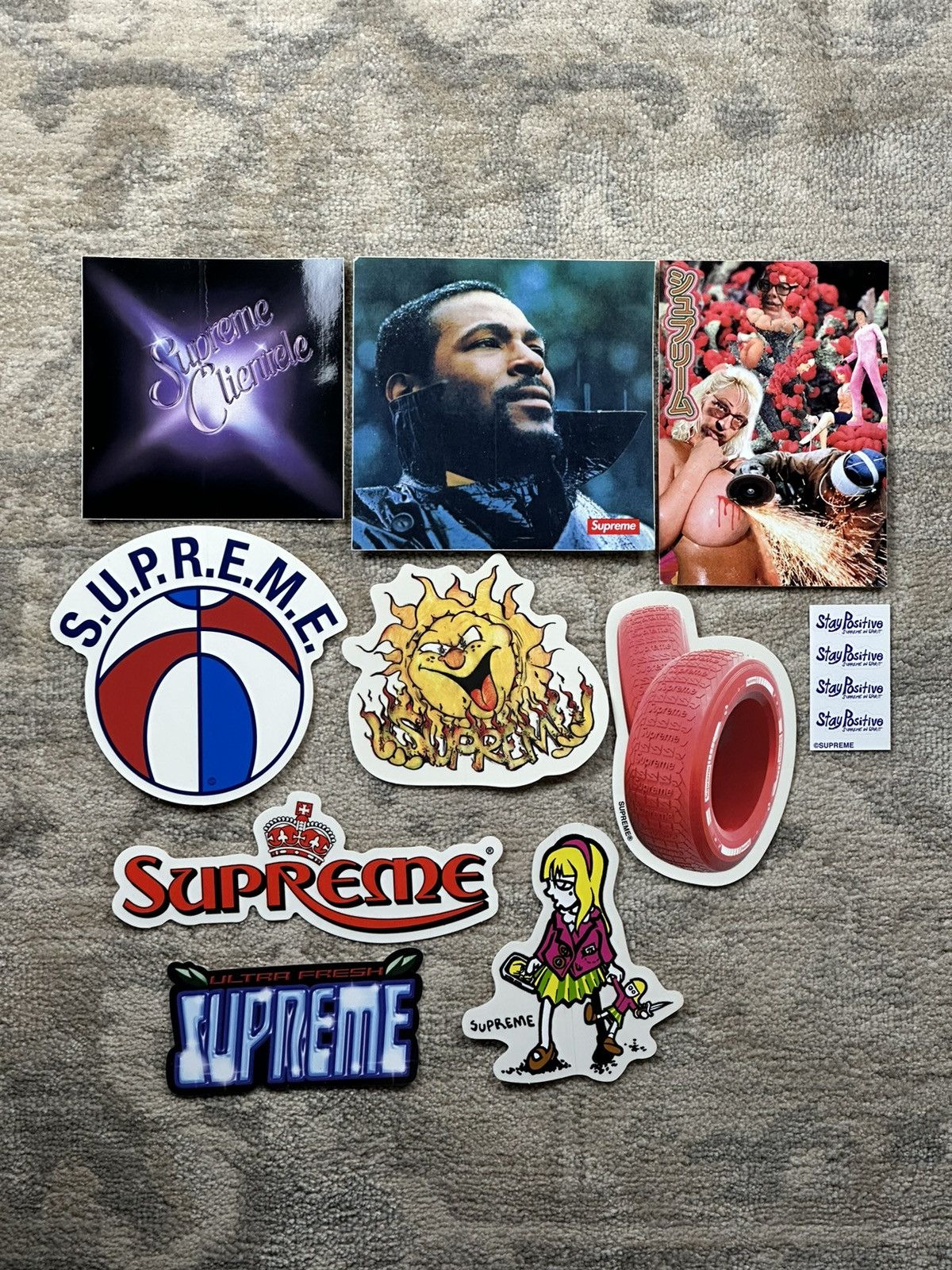 Supreme outlets Stickers Lot