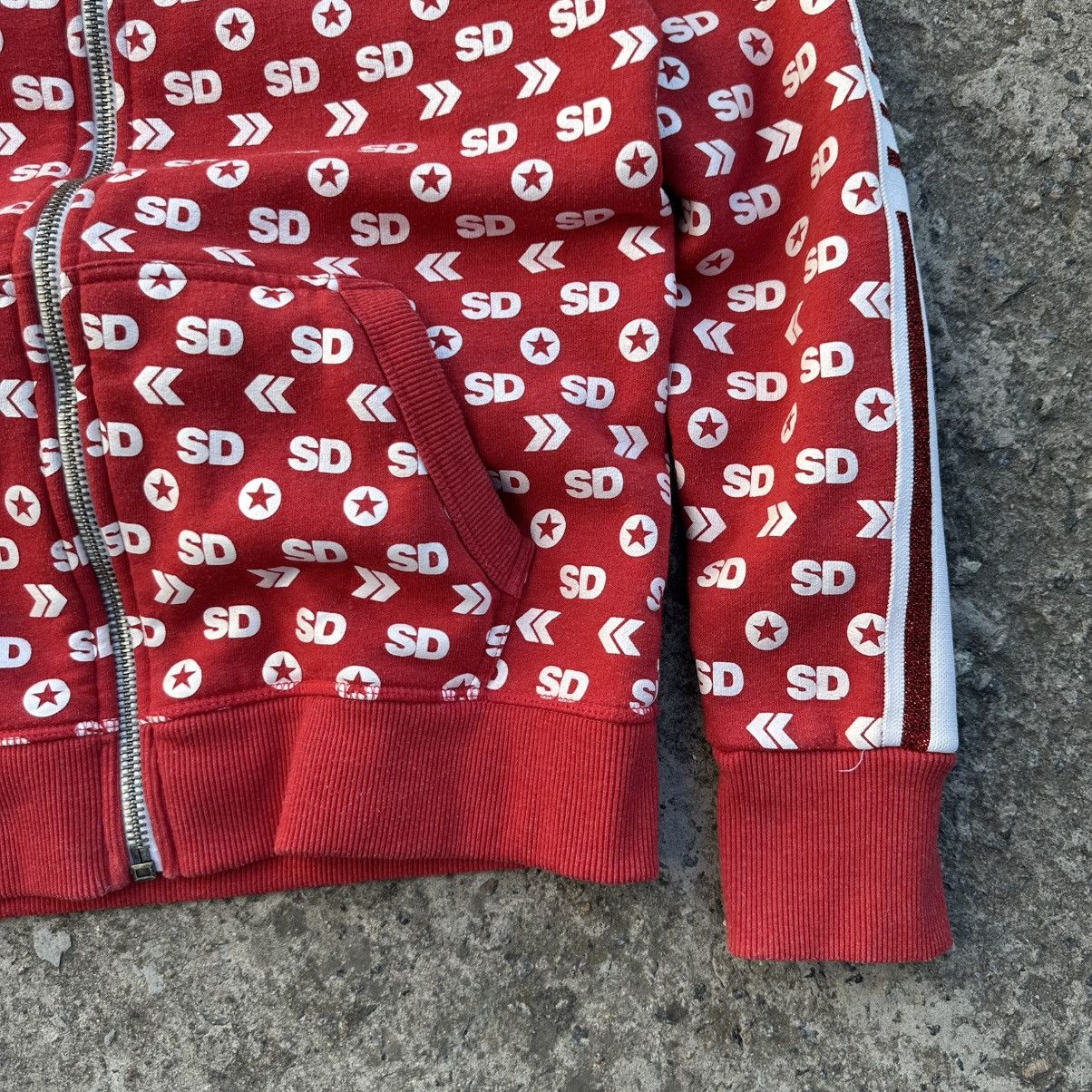 Superdry Vintage Japanese Style Superdry Coral Design Zip Sweater Size US S / EU 44-46 / 1 - 5 Thumbnail