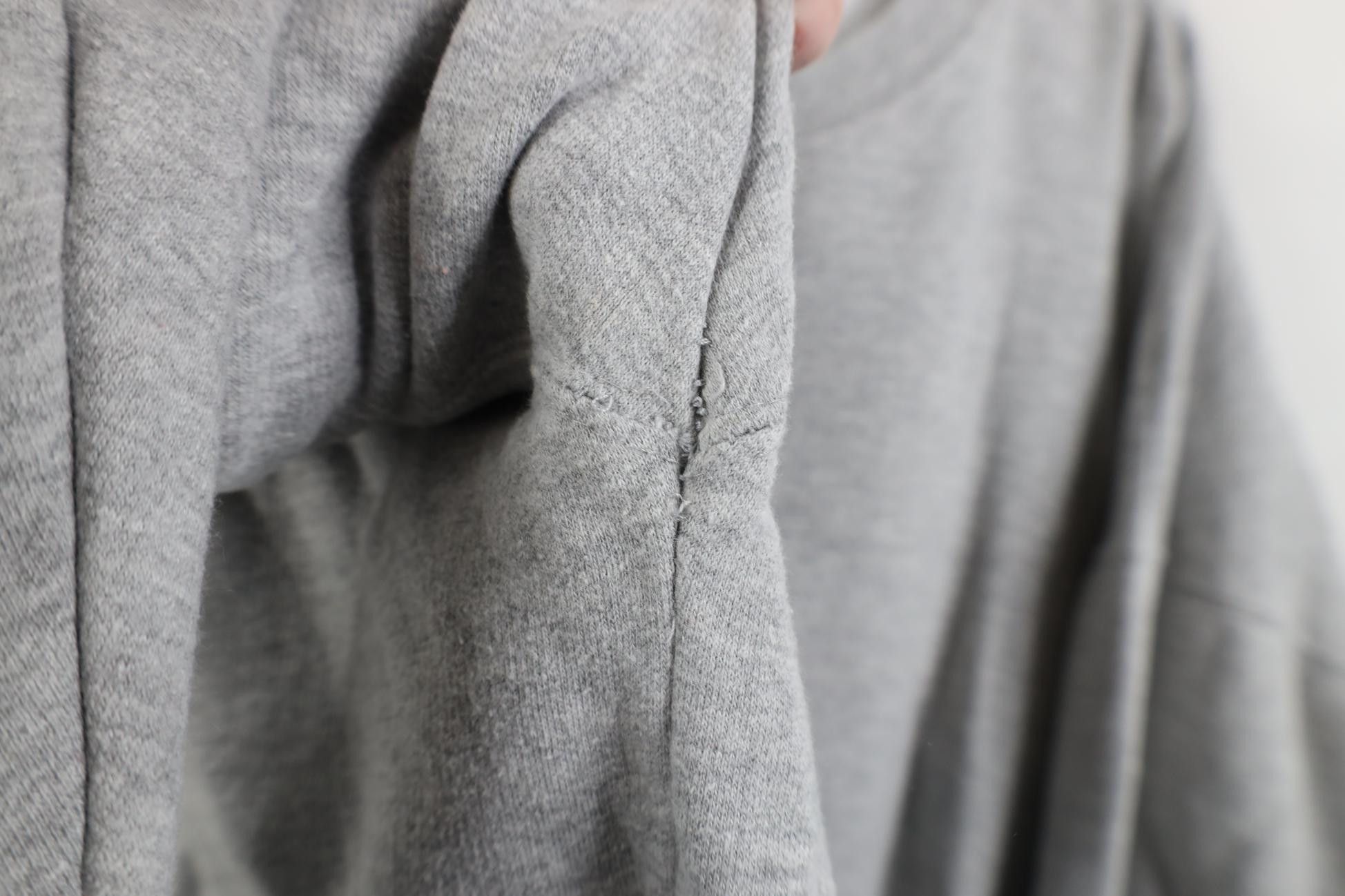 Vintage Vintage 90s Streetwear Boxy Crewneck Sweatshirt Heather Gray Size US XL / EU 56 / 4 - 6 Thumbnail