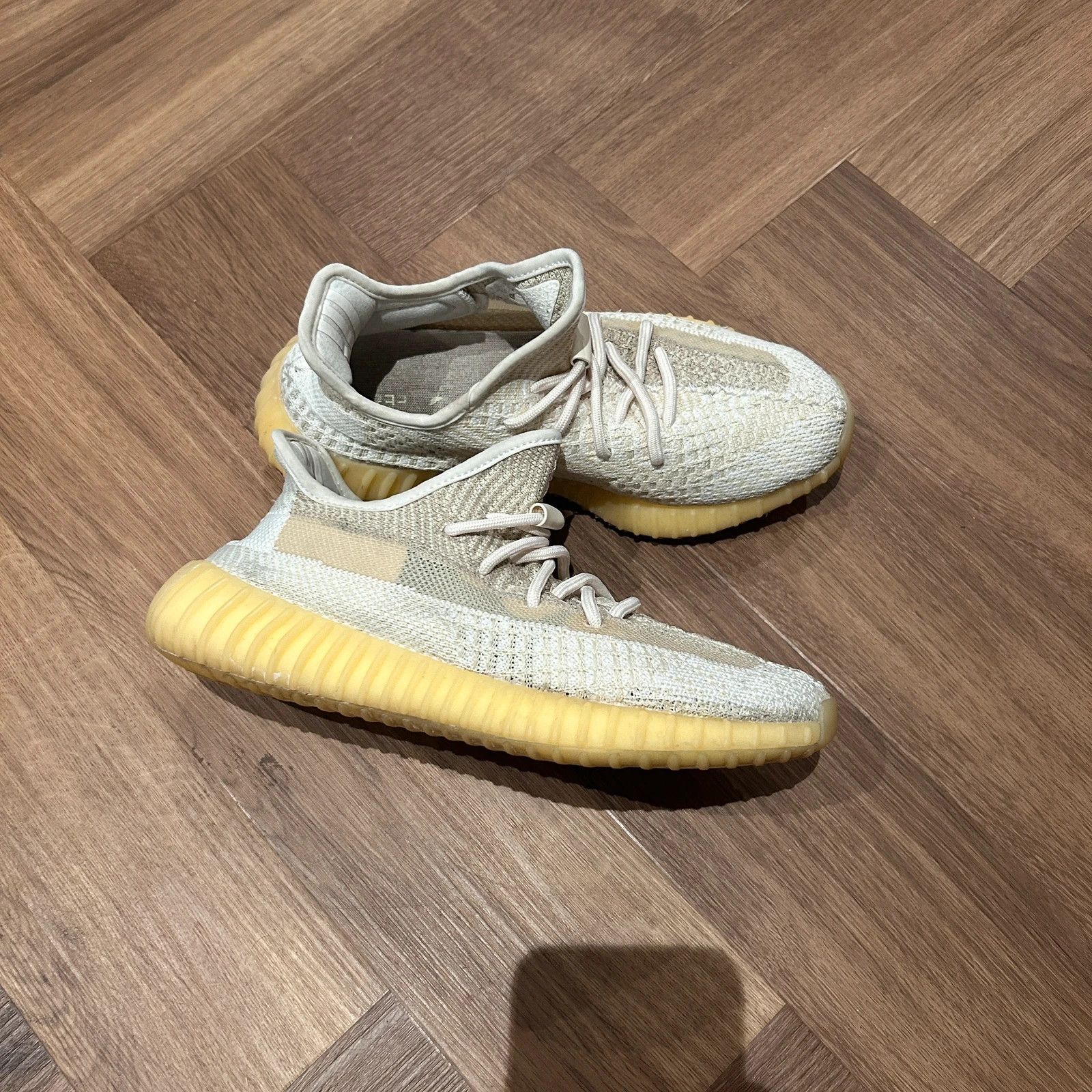 Adidas Kanye West Yeezy Season Yeezy boost 350 v2 Natural 38 2 3 Grailed