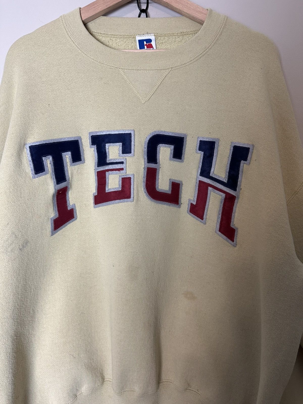 Russell Athletic × Vintage Vintage Russell Athletic Georgia Tech Spellout Crewneck Size US XL / EU 56 / 4 - 2 Thumbnail
