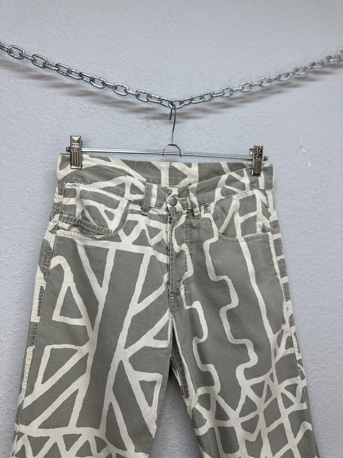 Japanese Brand Vintage Diesel Reckflay Special Flared Faded denim Jeans Y2K Size 29" - 8 Thumbnail