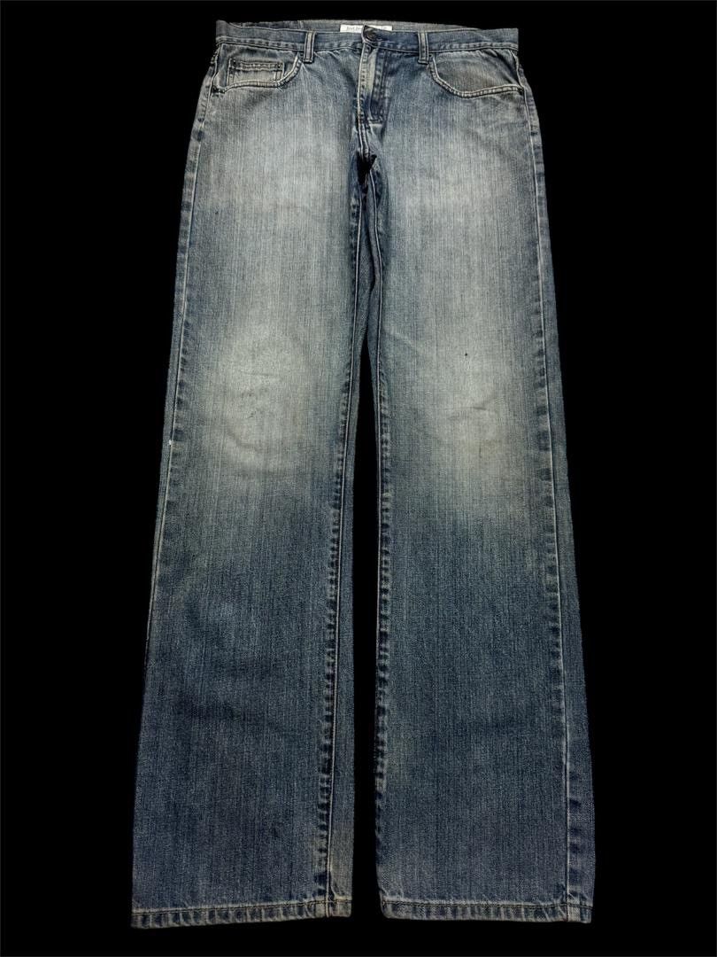 Japanese Brand THRASHED Japanese Straight Leg Rusty Mudwash Distressed Size US 32 / EU 48 - 2 Thumbnail
