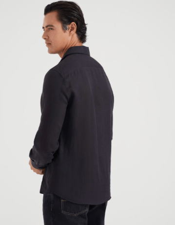 Brunello Cucinelli Shirt in Black Size US M / EU 48-50 / 2 - 2 Thumbnail