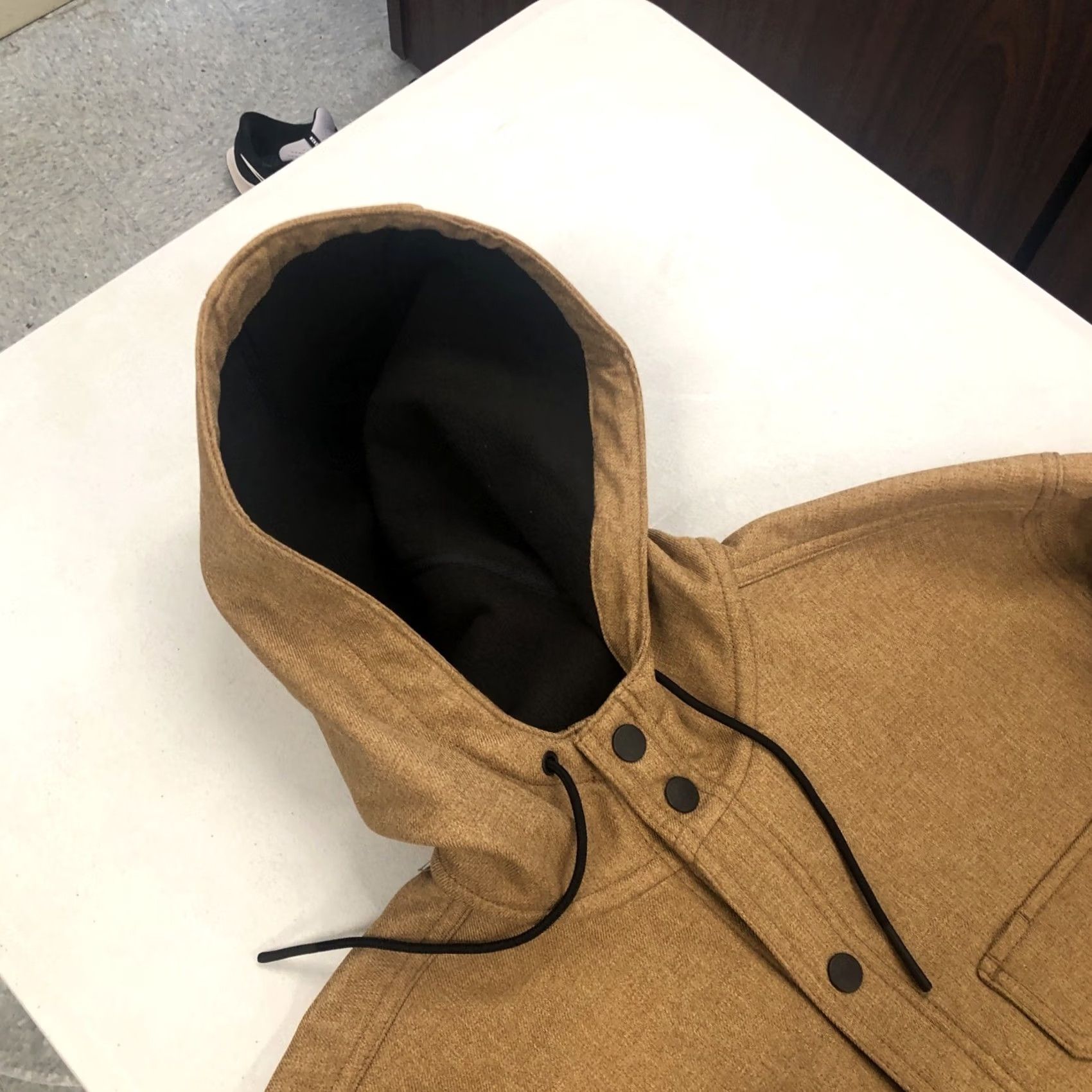 Carhartt Carhartt Rain Defender Relaxed Fit Heavyweight Hooded Shirt Jacket Small Brown Mens Jacket Size US S / EU 44-46 / 1 - 4 Thumbnail