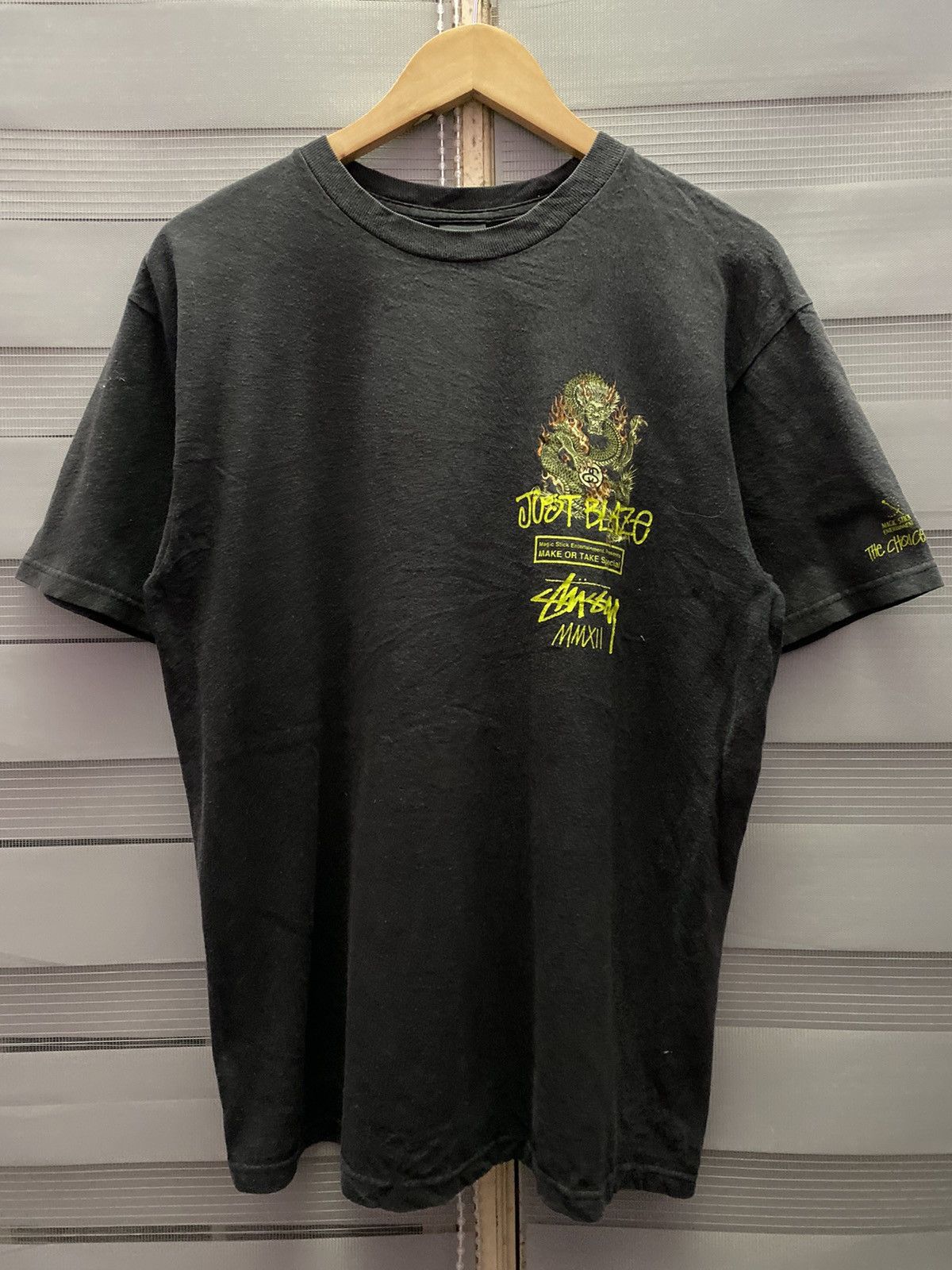 Stussy Vintage Stussy Dragon X Magic Stick X Just Blaze Backhit Tee Size US M / EU 48-50 / 2 - 7 Thumbnail