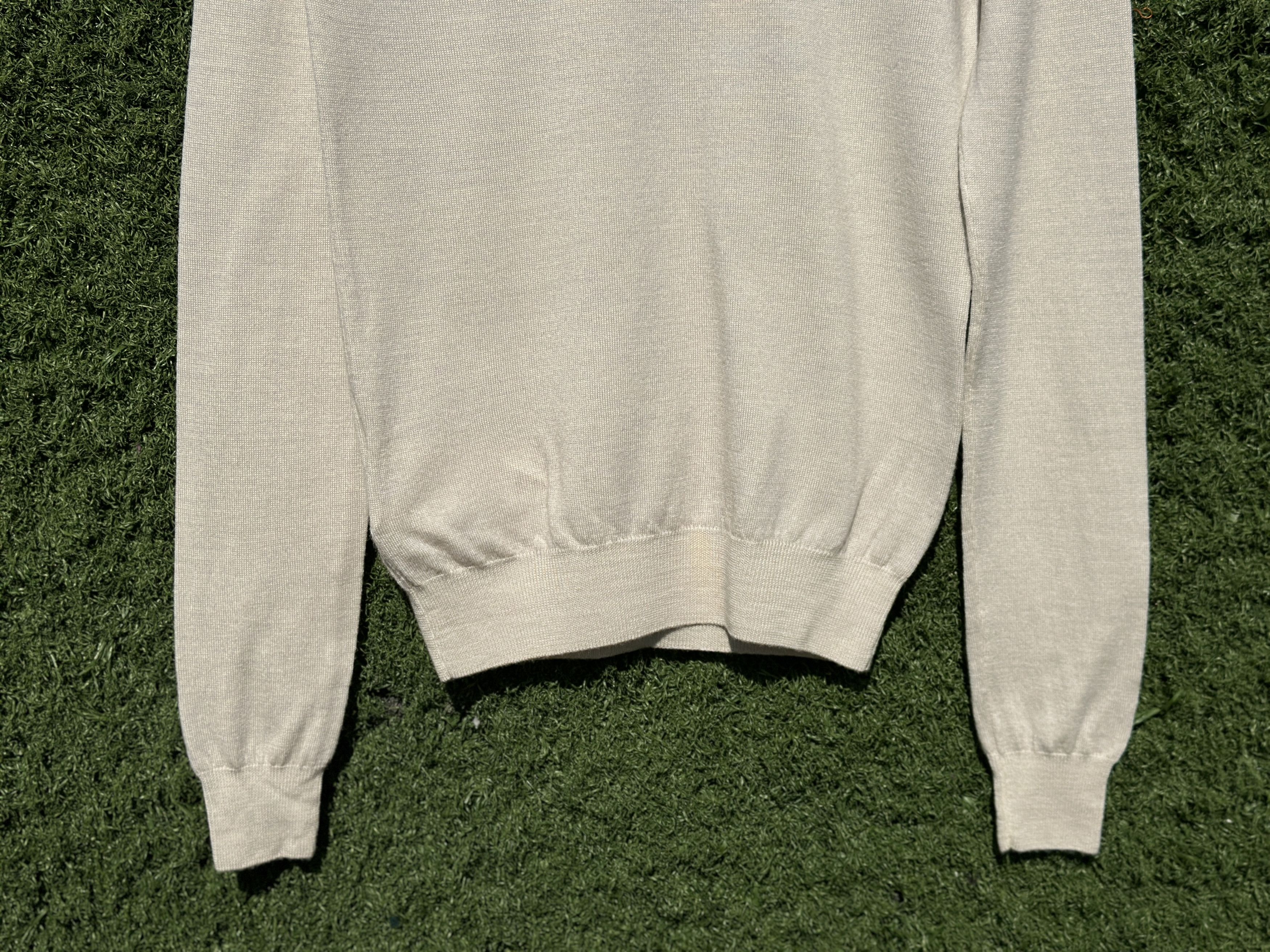 Prada Prada 100% Wool Fine Knit Sweater Structured Size 38 Size XS / US 0-2 / IT 36-38 - 6 Thumbnail