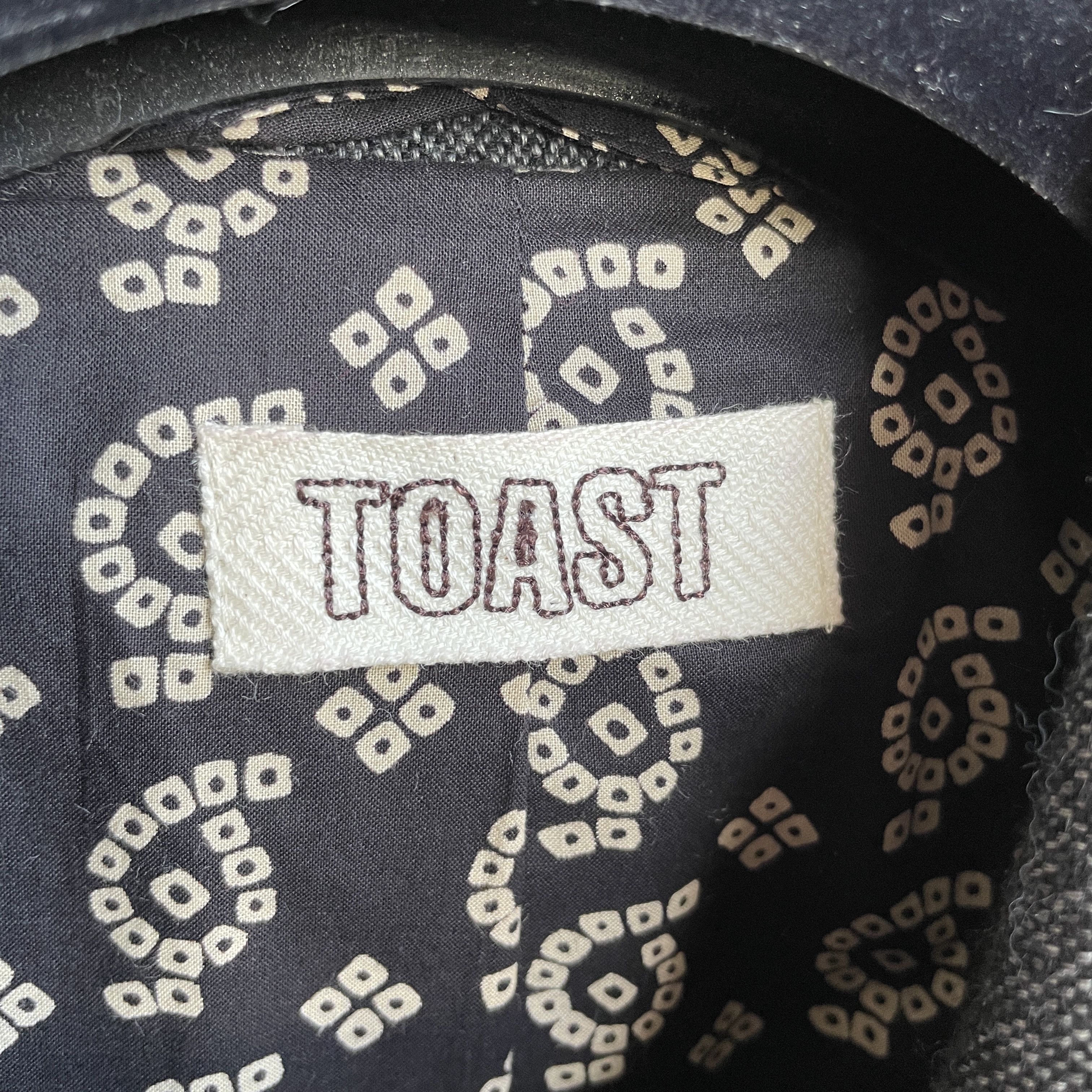 Other Toast Womens Linen Wool Blend Double Breasted Blazer Size L / US 10 / IT 46 - 7 Thumbnail