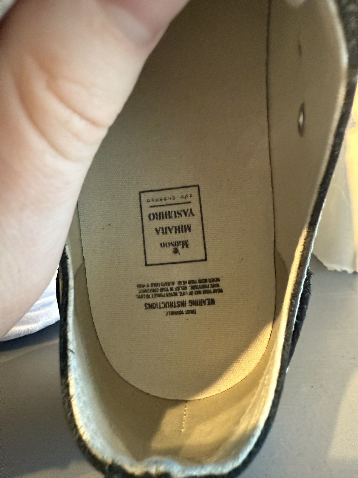 Maison MIHARA YASUHIRO Maison Mihara Yasuhiro Hank Low Top Sneaker 43 Size US 10 / EU 43 - 8 Thumbnail