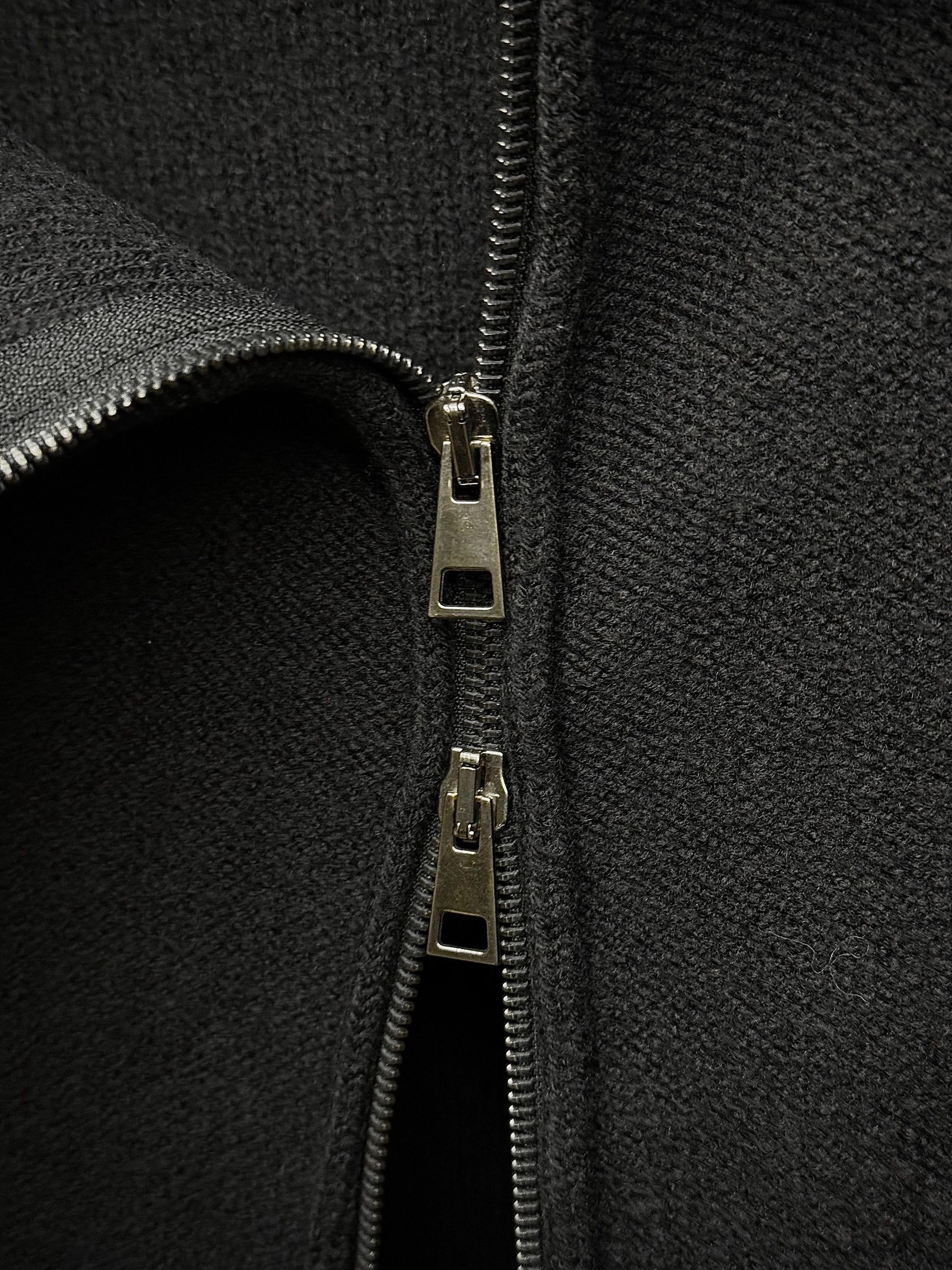 MD75 MD75 Asymmetric Funnel Neck Zip Up Wool Knit Sweater Size US S / EU 44-46 / 1 - 3 Thumbnail
