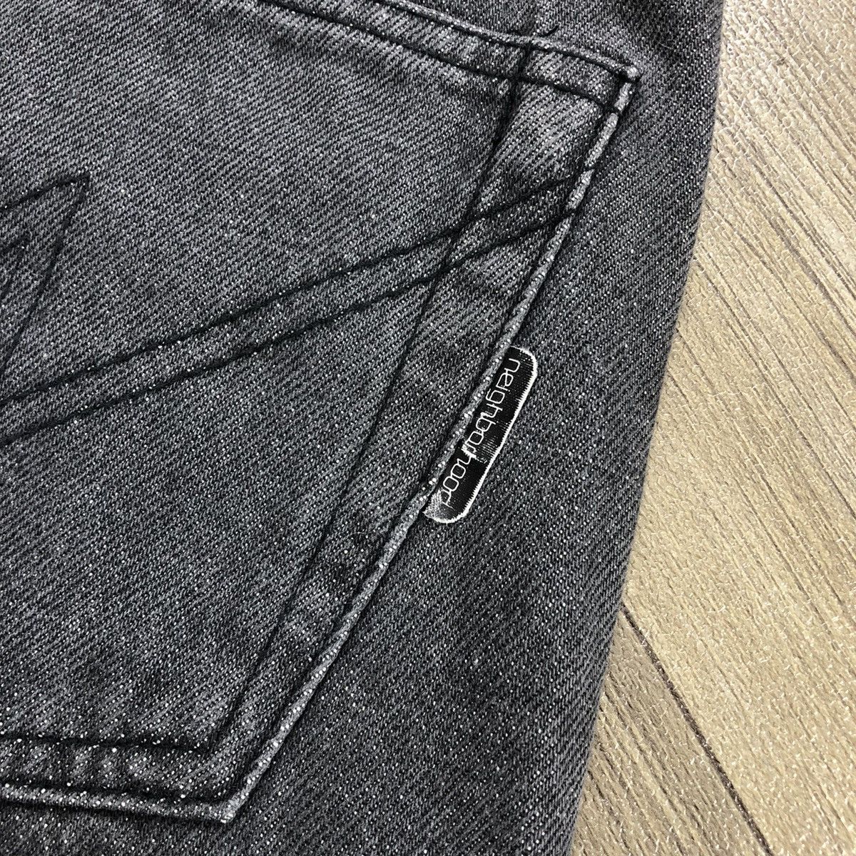 Japanese Brand 2002s Neighborhood Savage Narrow Selvedge Denim Pants Size US 33 - 9 Thumbnail