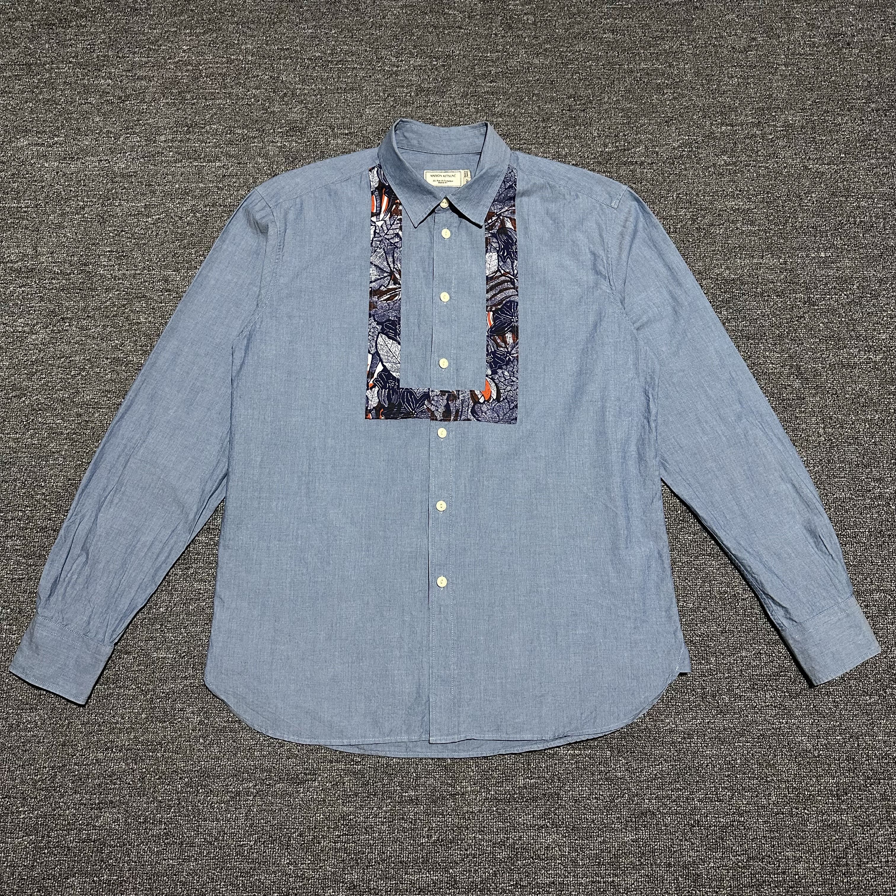 Maison Kitsune Maison Kitsune Button Ups Size US M / EU 48-50 / 2 - 1 Thumbnail