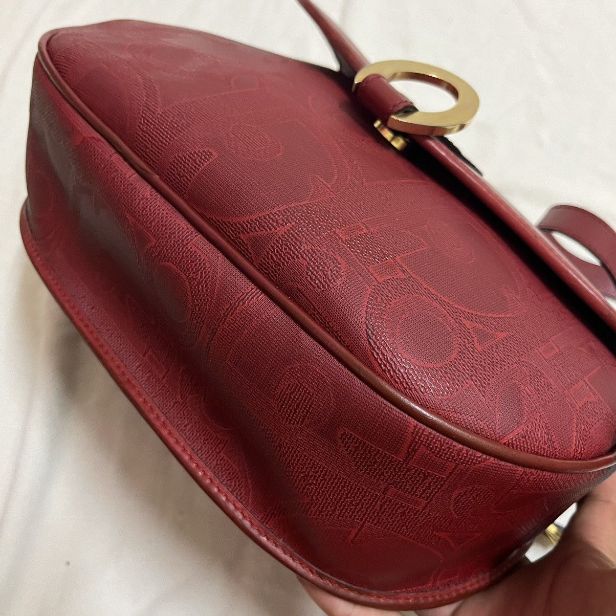 Christian Dior Monsieur × Dior × Vintage Authentic Vintage Christian Dior Monogram Leather Slingbag Size ONE SIZE - 5 Thumbnail