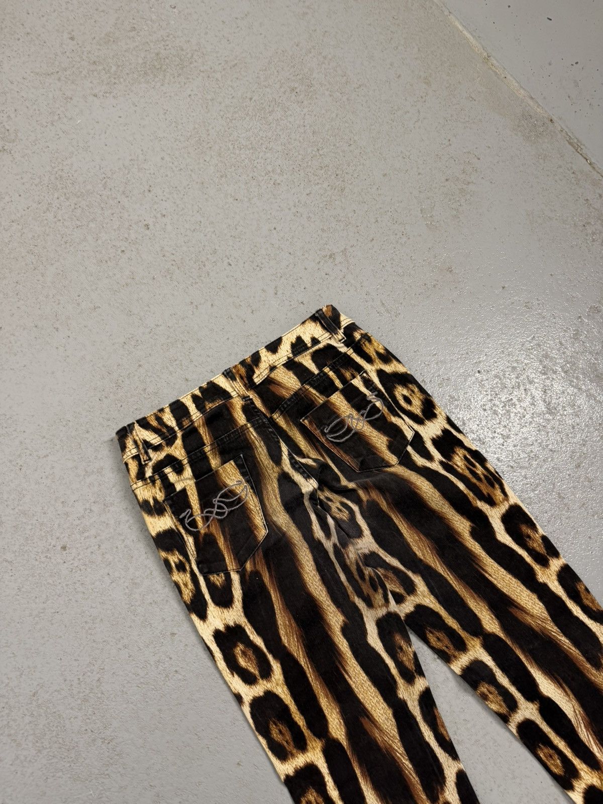 Just Cavalli Just Cavalli Leopard Overprinted Jeans Size 27" / US 4 / IT 40 - 12 Thumbnail