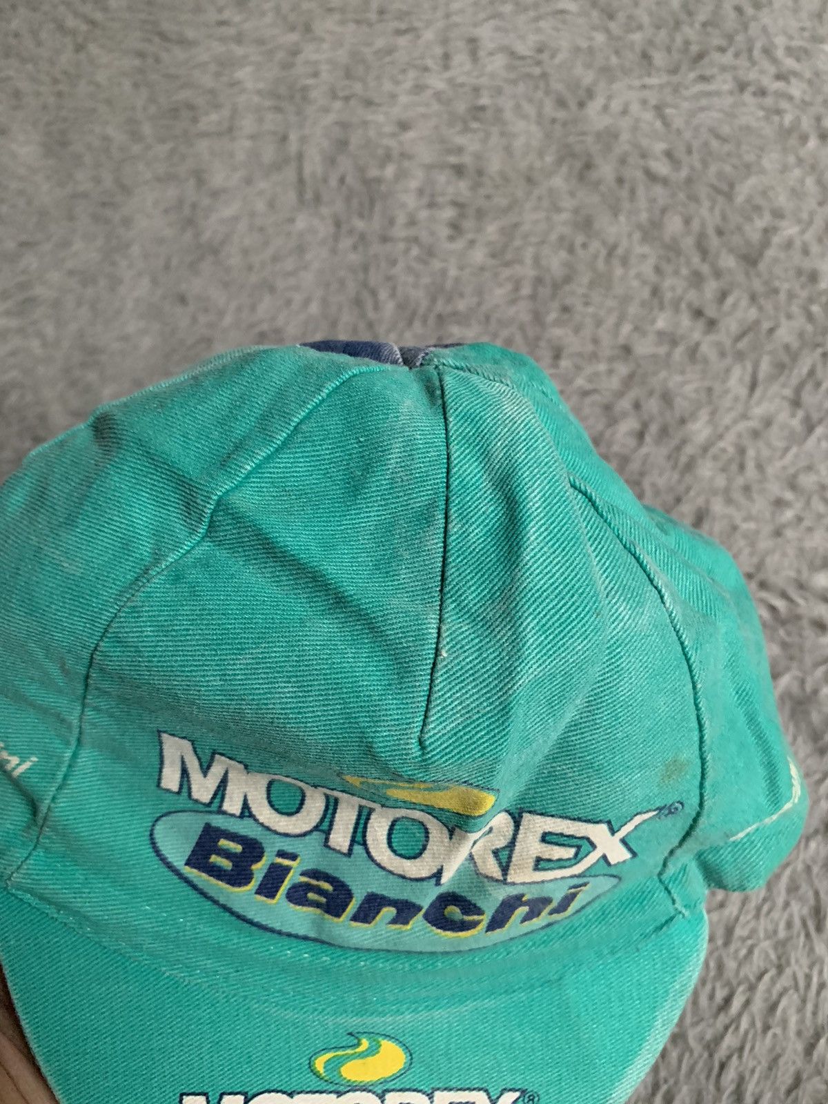 Gear for Sports Vintage Motorex Bianchi Santini Cotton Cycling Cap Size ONE SIZE - 8 Thumbnail