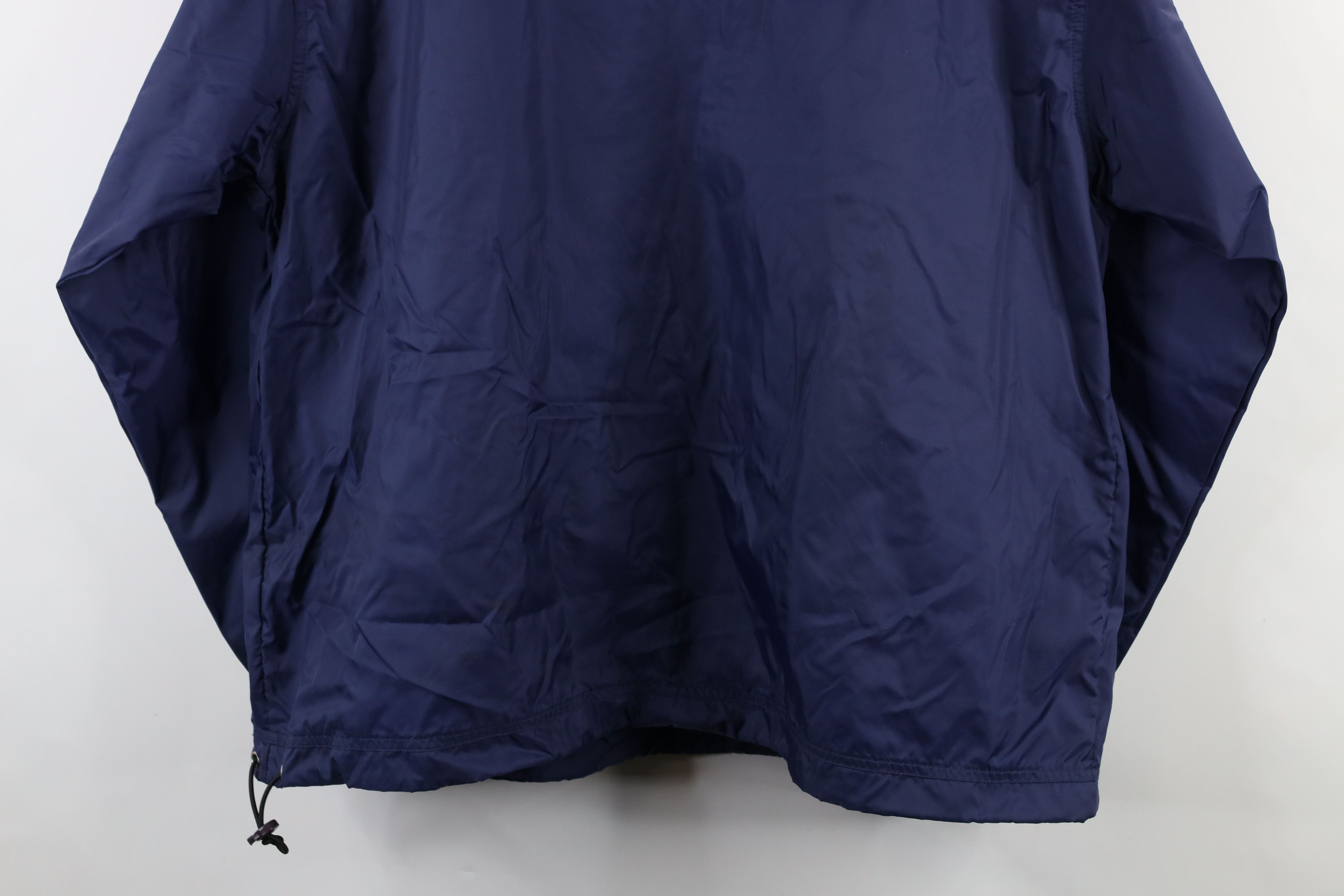 Vintage Vintage 90s Kansas University Half Zip Hooded Anorak Jacket Size US XXL / EU 58 / 5 - 14 Thumbnail