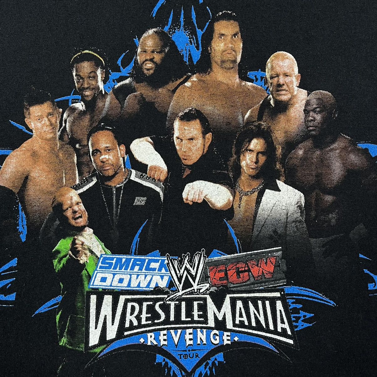 WWE Vintage SmackDown / ECW tour WWE tour tee 2008 Size US M / EU 48-50 / 2 - 12 Thumbnail