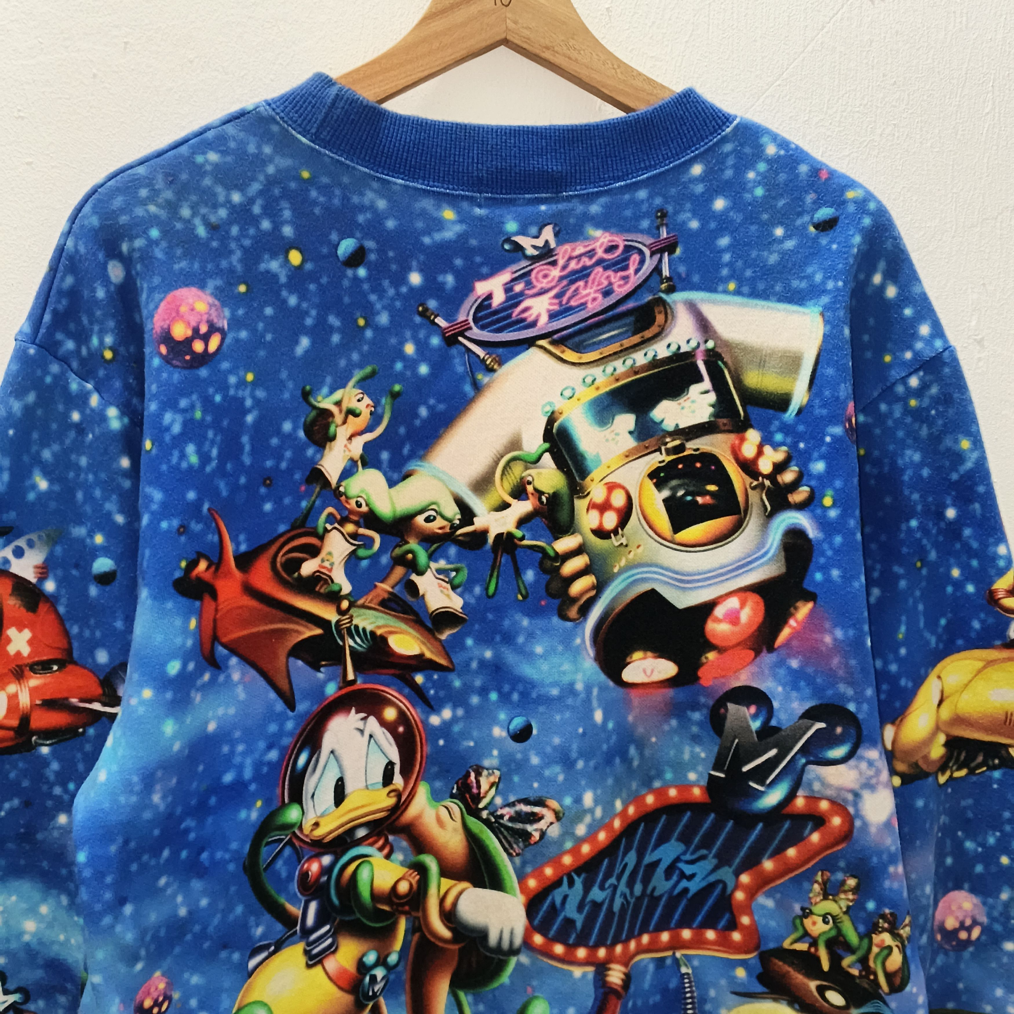Disney Vintage 90's Disney AOP Mickey Mouse Astronaut Size Large Size US L / EU 52-54 / 3 - 7 Thumbnail