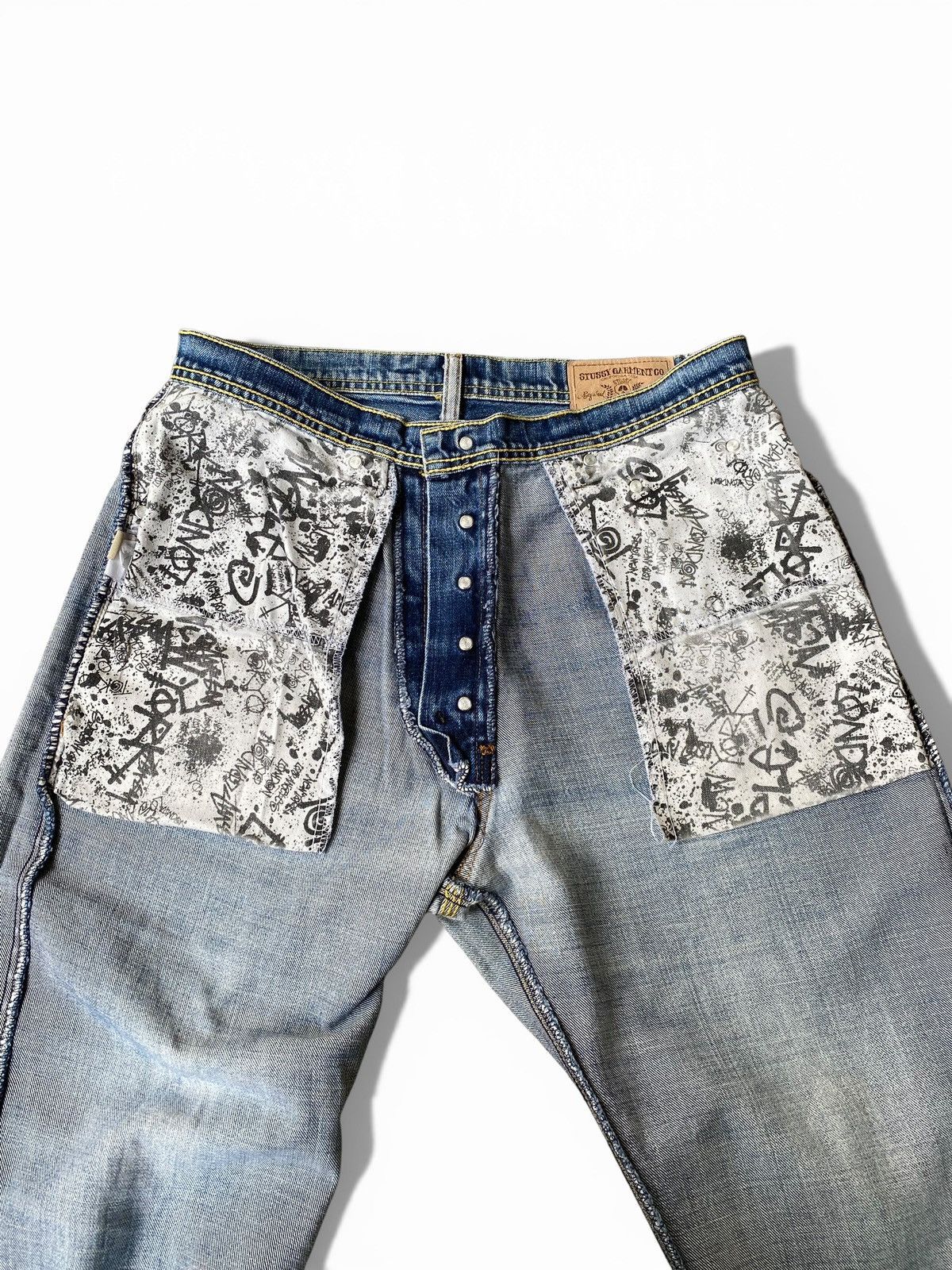 Stussy Vintage stussy Distressed Rough and rugged workgear Jeans Size US 32 / EU 48 - 12 Thumbnail