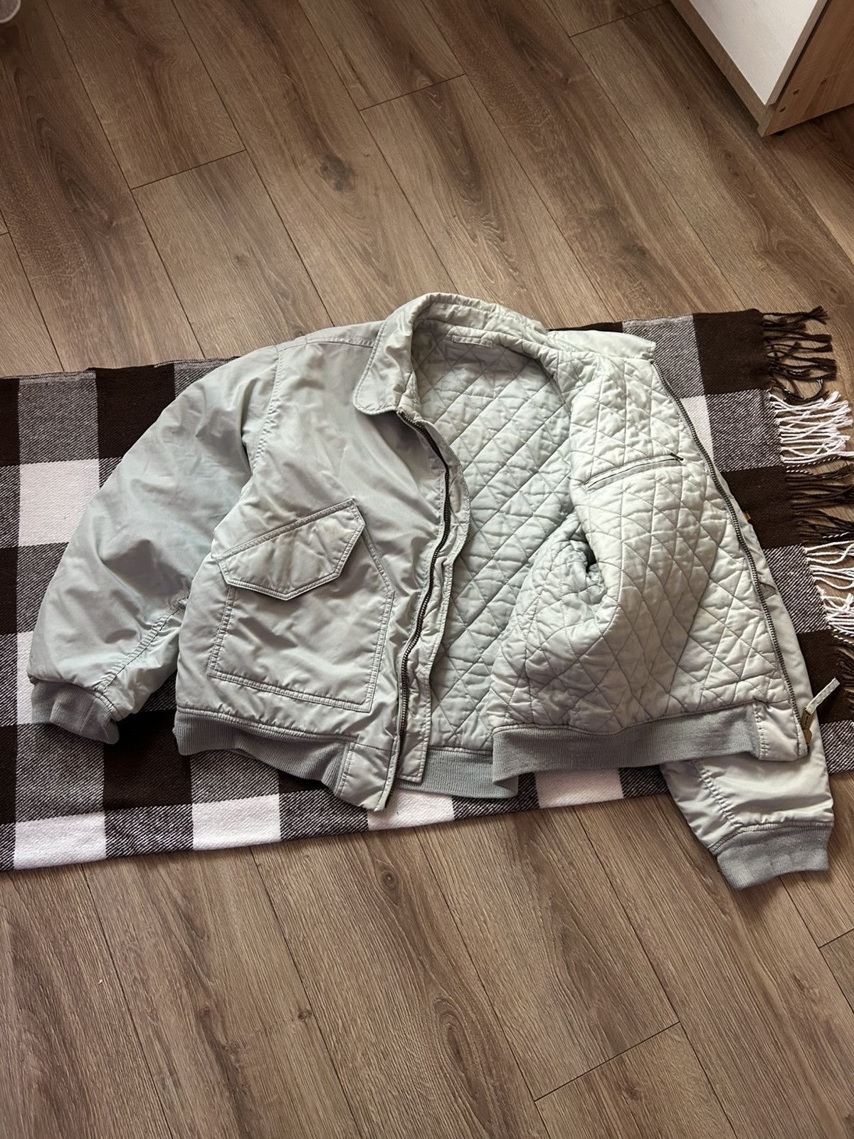 Vintage Vintage Buster CWU MA-1 bomber jacket mens rare Size US L / EU 52-54 / 3 - 2 Thumbnail