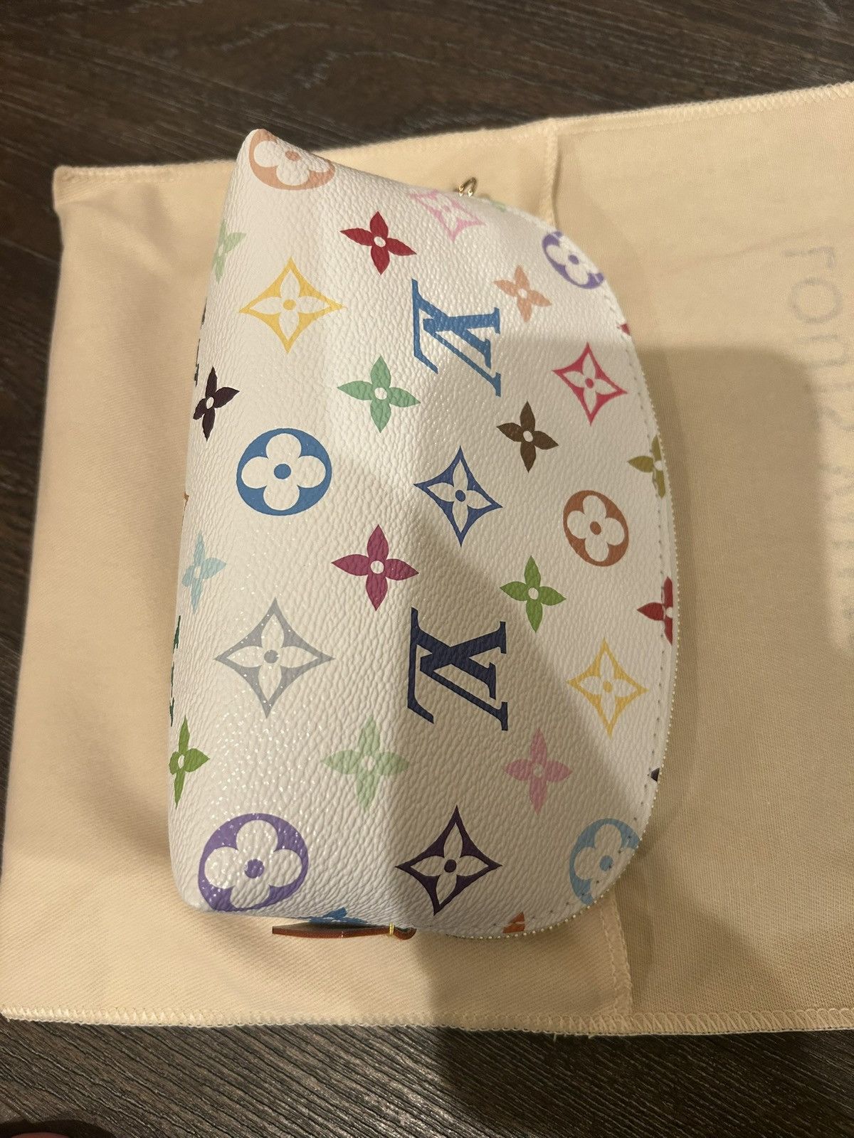 Louis Vuitton Louis Vuitton x Takashi Murakami Cosmetic Pouch Size ONE SIZE - 4 Thumbnail