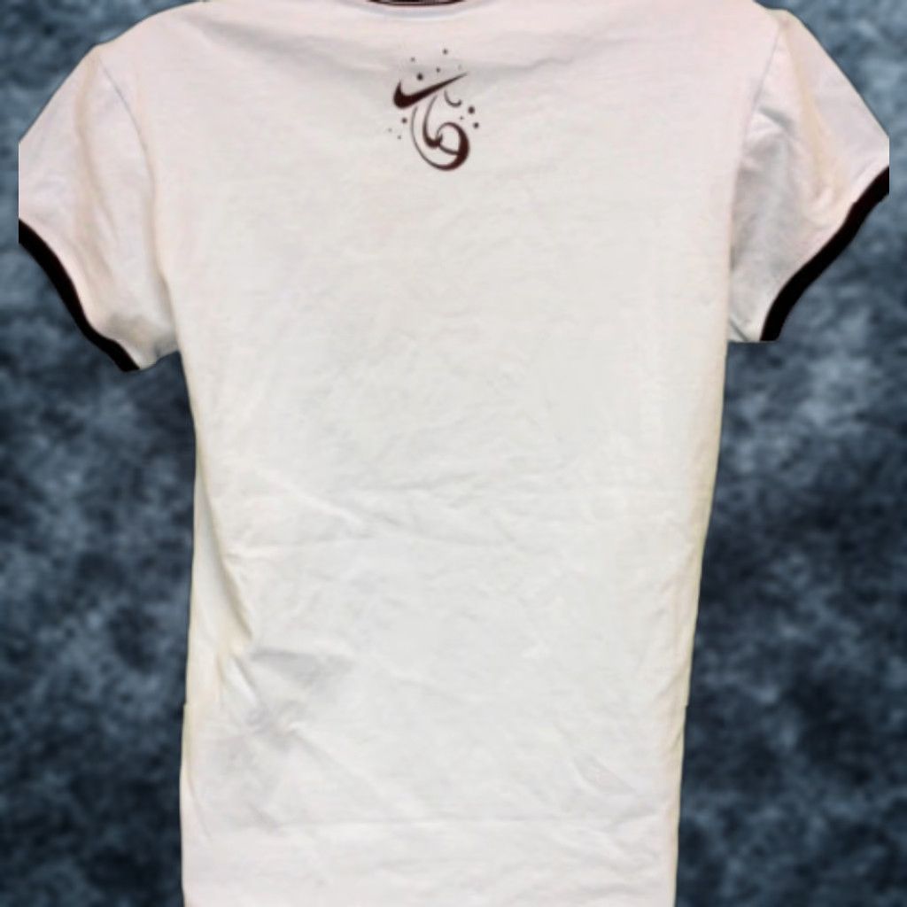 Nike Womens Nike Vintage Tee 2005 209092 404 Blue Ringer Short Sleeve T-Shirt Nike Shirt Womens Medium Blue 2005 Vintage Size S / US 4 / IT 40 - 1 Thumbnail