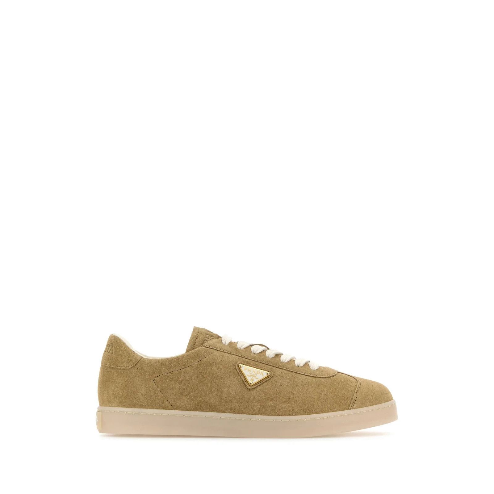 Prada PRADA Beige Suede Sneakers New And Authentic (Men's size:8;) Size US 8 / EU 41 - 5 Thumbnail