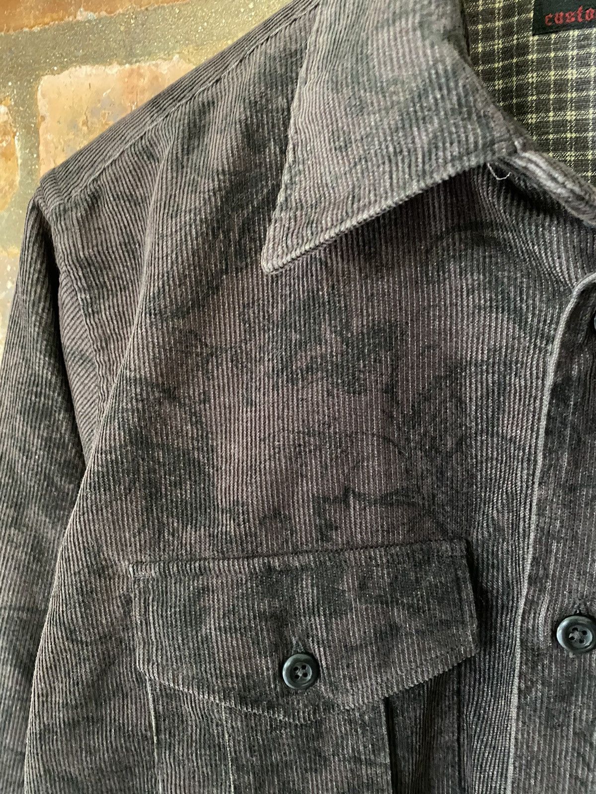 Obelisk 2000s Custom Culture Japan paisley floral corduroy shirt Size US M / EU 48-50 / 2 - 7 Thumbnail