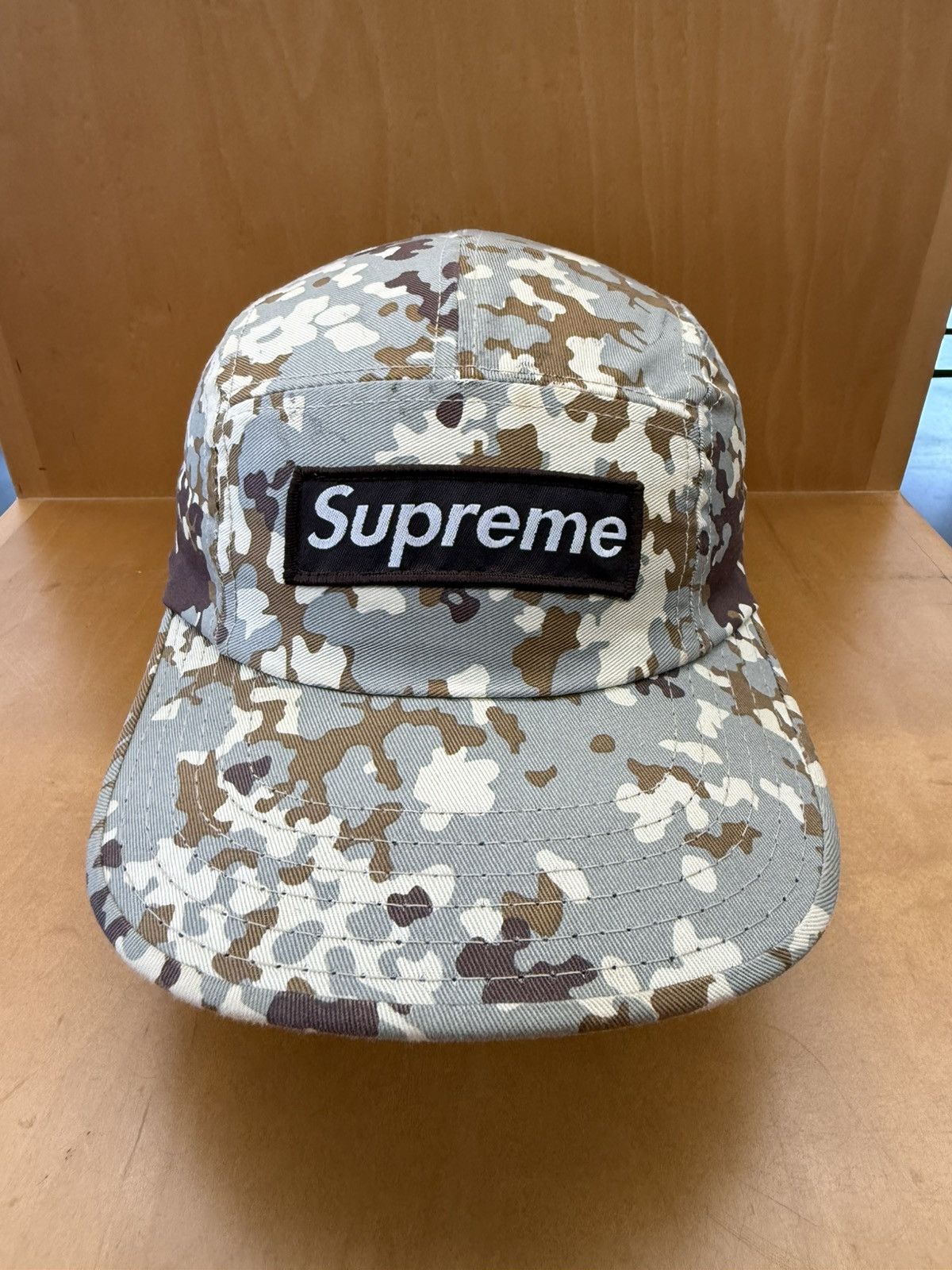 Supreme 2001 Vintage Supreme German Camo Camp Cap Size ONE SIZE - 1 Thumbnail