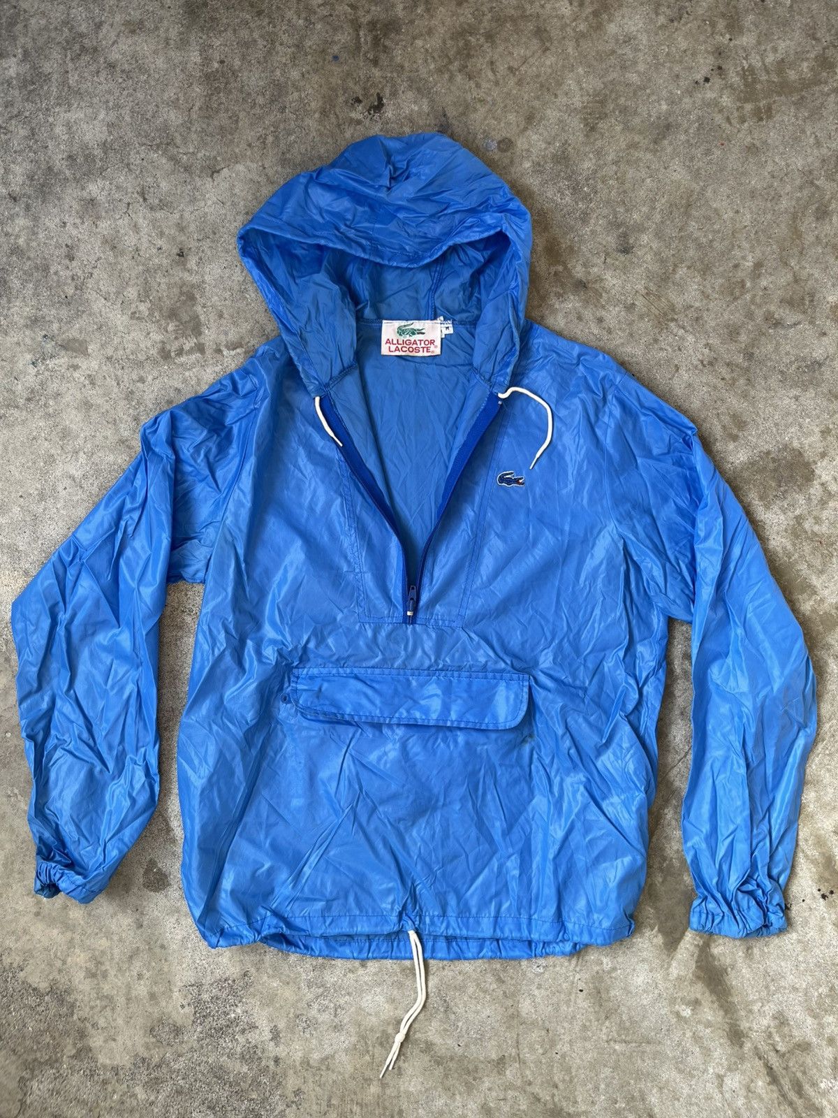 Lacoste × Vintage 90s Vintage Lacoste Packable Raincoat Size US M / EU 48-50 / 2 - 5 Thumbnail