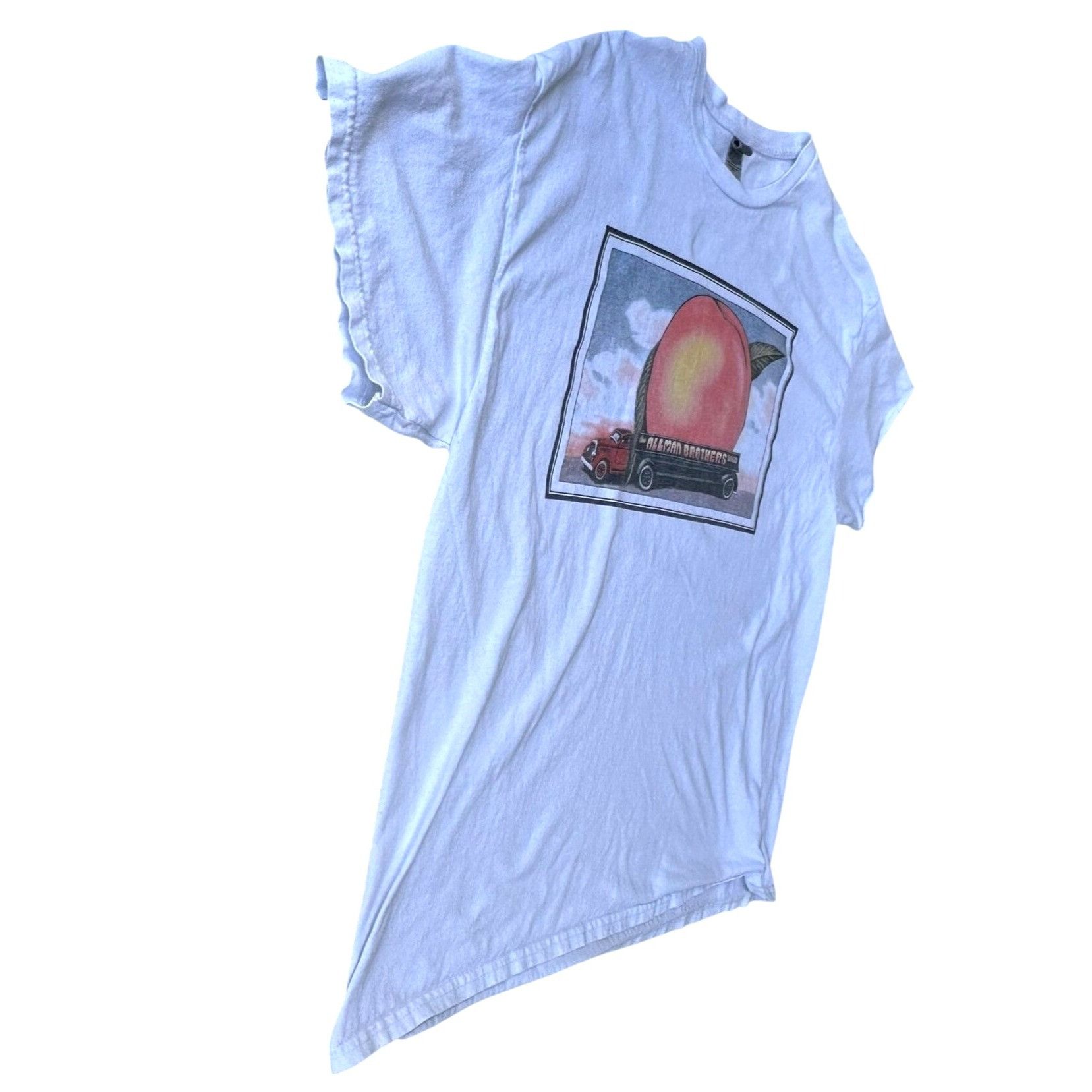 Gildan Vintage 90s Allman Brothers Eat A Peach T Shirt XL Gildan Wh Size US XL / EU 56 / 4 - 3 Thumbnail