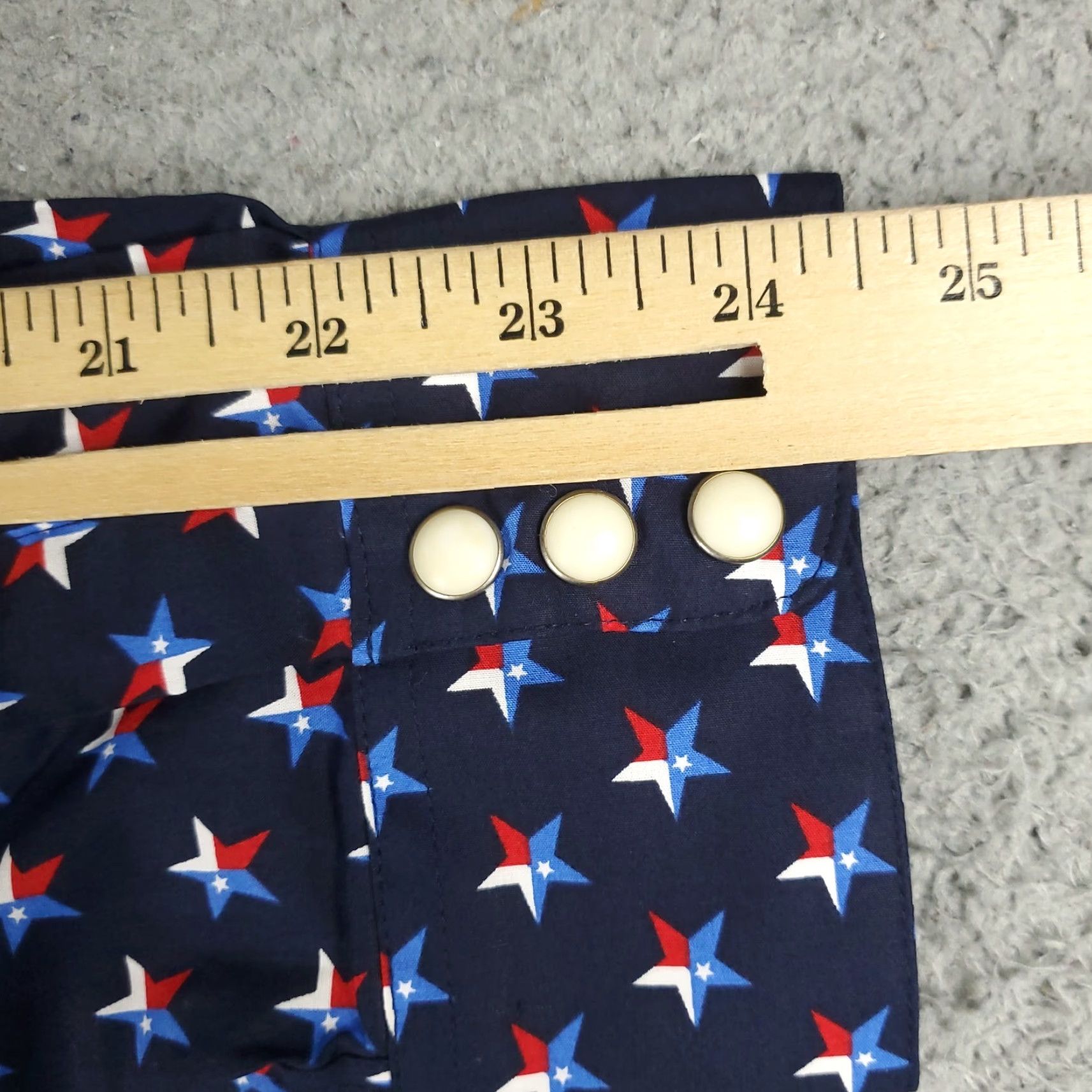 Ariat Ariat Shirt Mens Small Blue Western Pearl Snap Button Long Sleeve Star Print Geometric 90s? Size US S / EU 44-46 / 1 - 6 Thumbnail