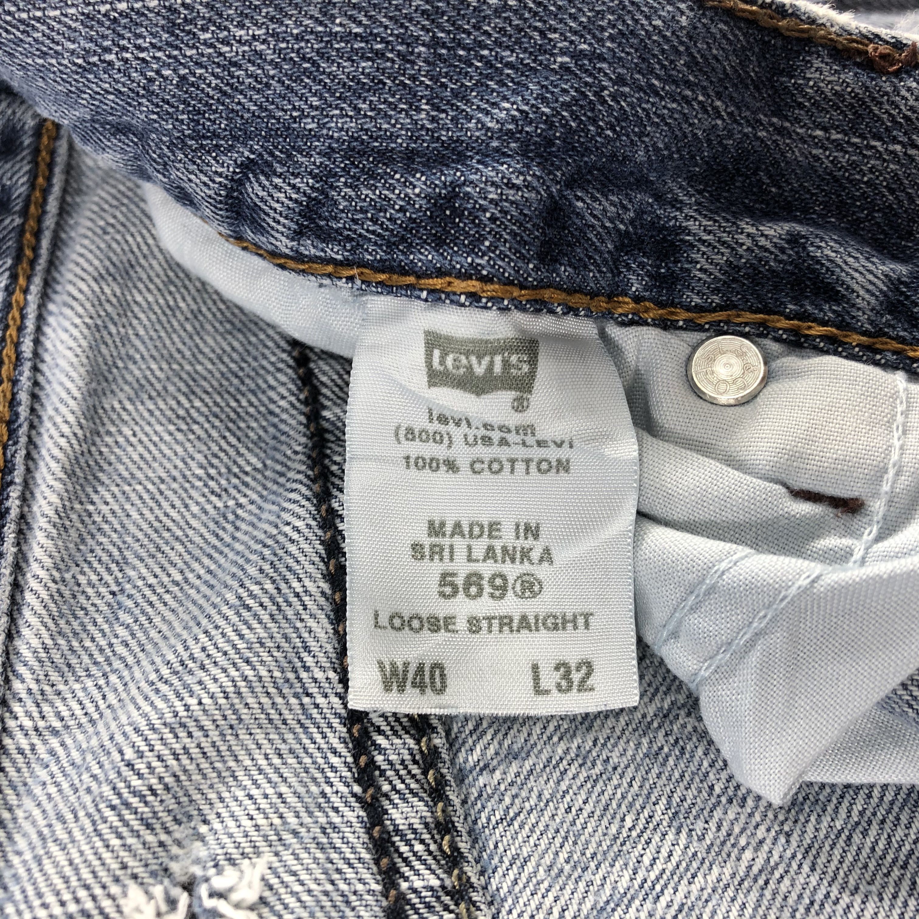 Levi's × Vintage Vintage Blue Wash Levis 569 Jeans-JM2952 Size US 40 / EU 56 - 13 Thumbnail