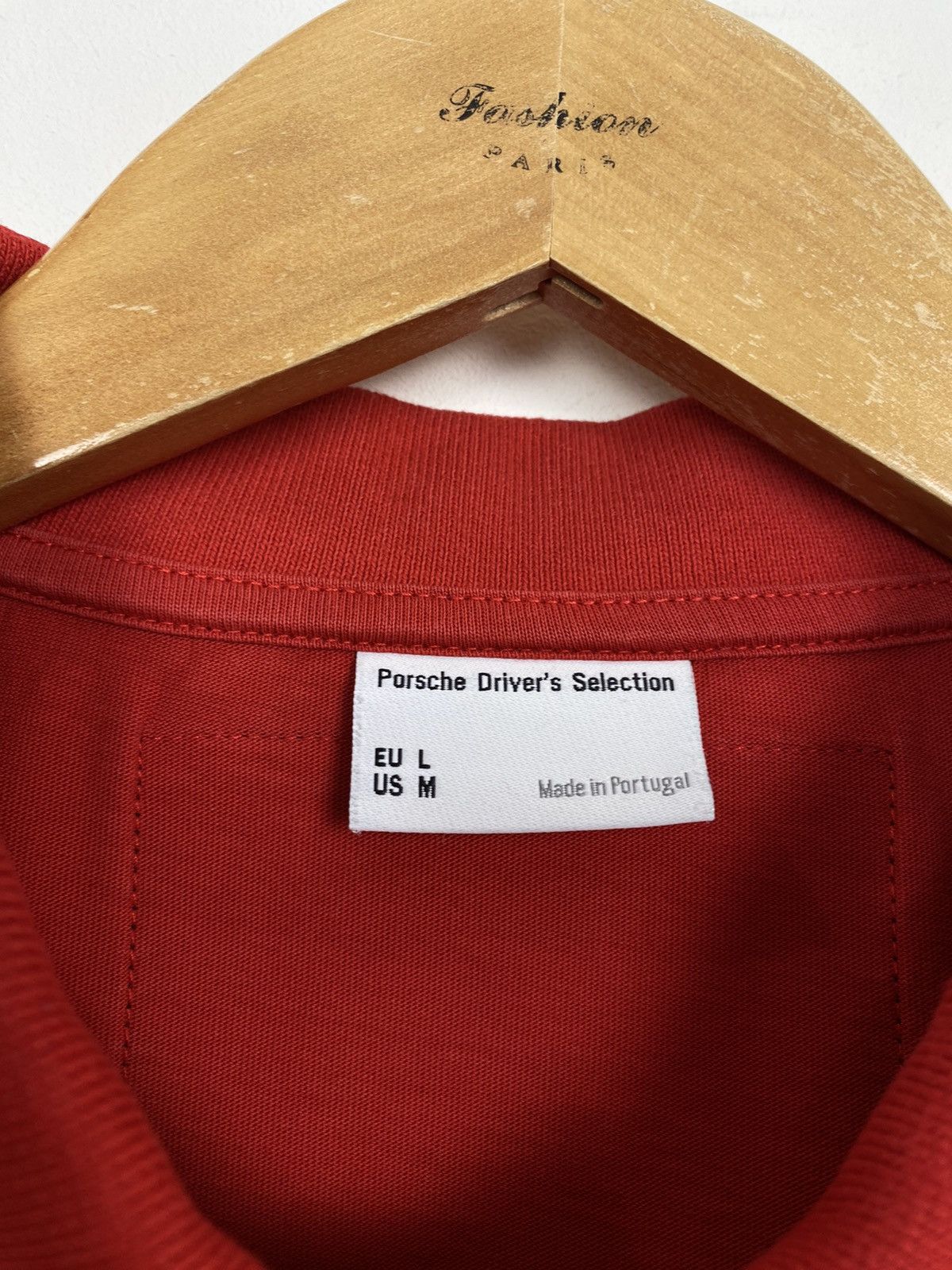 Porsche Design Porsche Martini Racing Polo Shirt Logo 90s Driver Red Top Size US L / EU 52-54 / 3 - 3 Thumbnail
