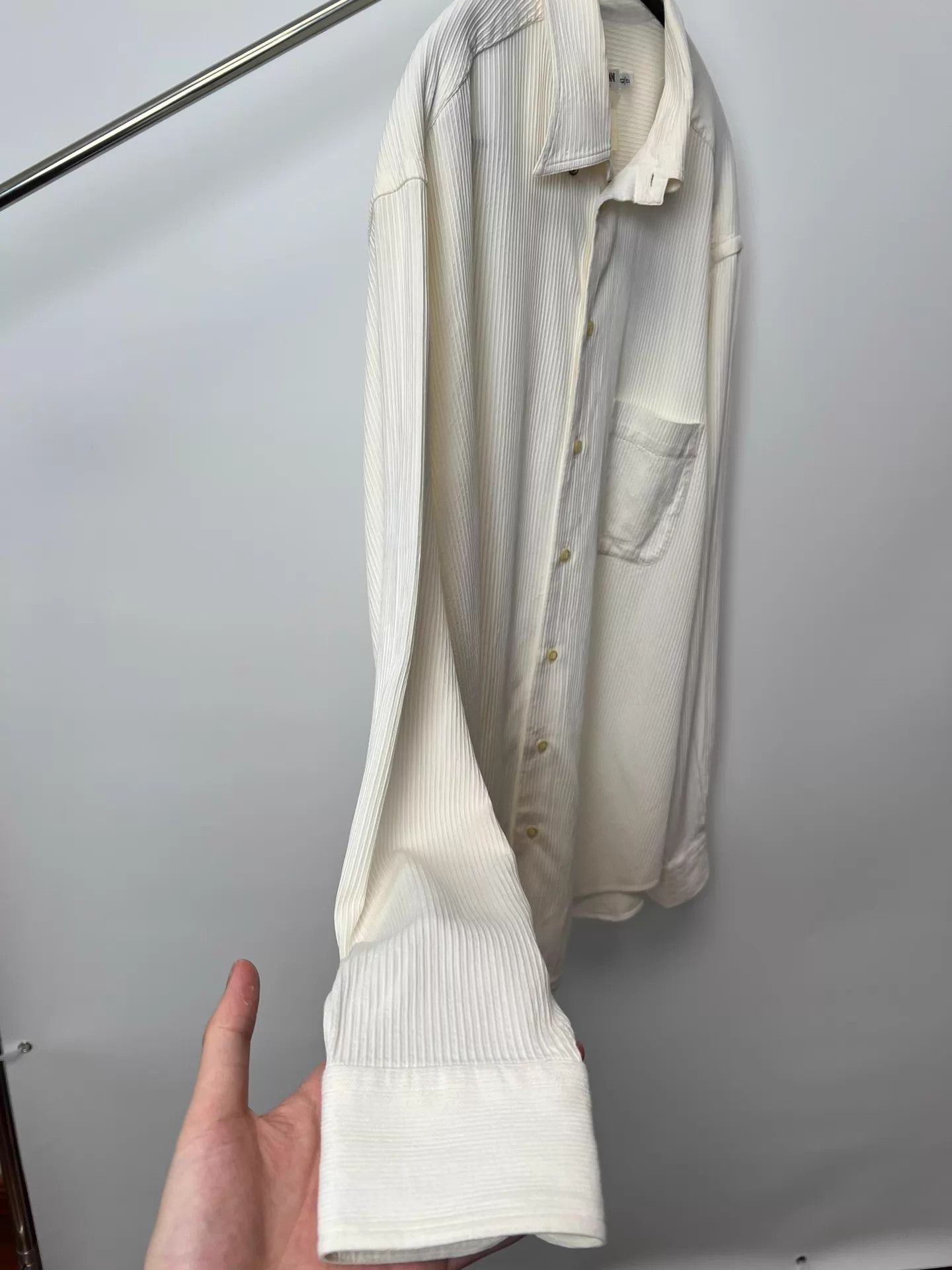 Giorgio Armani Giorgio Armani 00s Oversized Pleated Shirt Size US XXL / EU 58 / 5 - 5 Thumbnail
