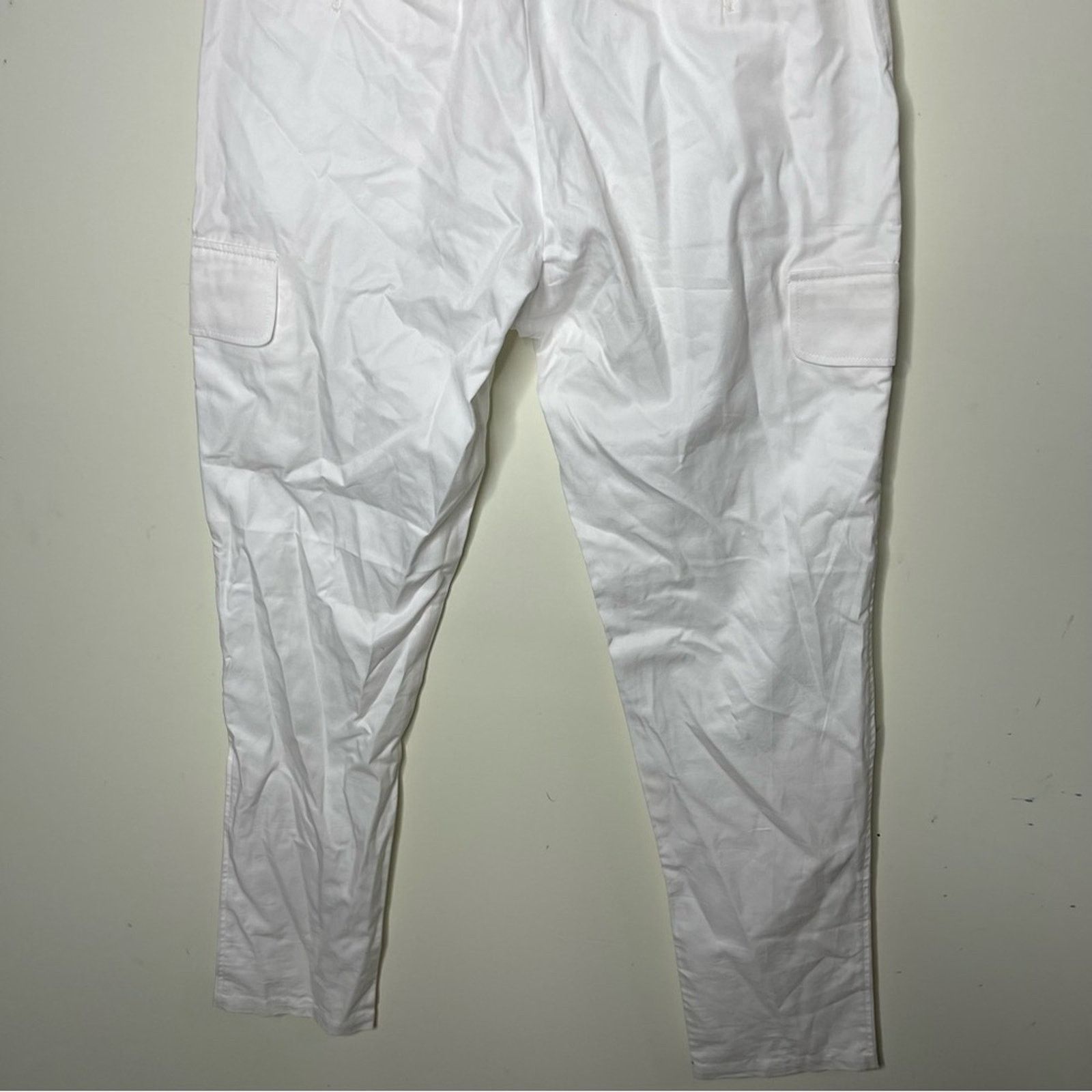 Isaia New ISAIA White Cargo Tapered Pants IT 48 US 32x33 Size US 32 / EU 48 - 11 Thumbnail