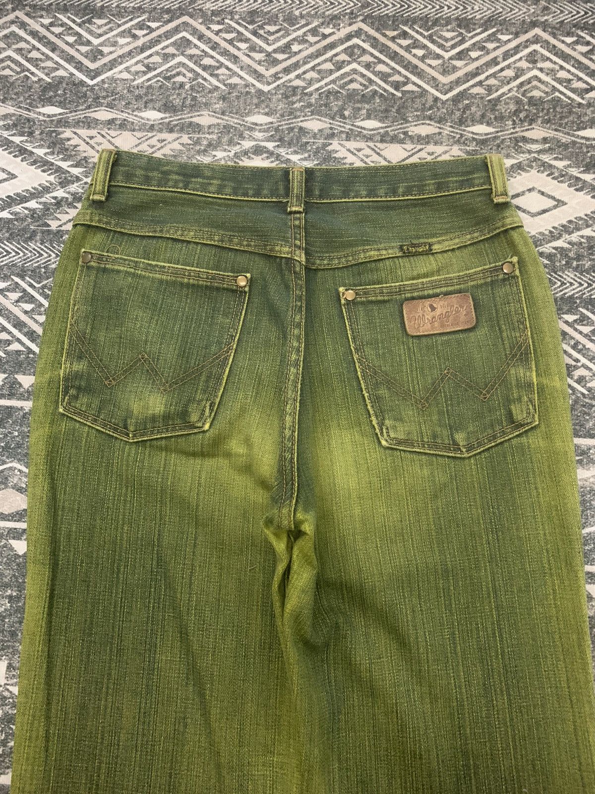 Wrangler 90s WRANGLER WESTERN FLARE PANT RARE COLOUR Size 27" / US 4 / IT 40 - 13 Thumbnail