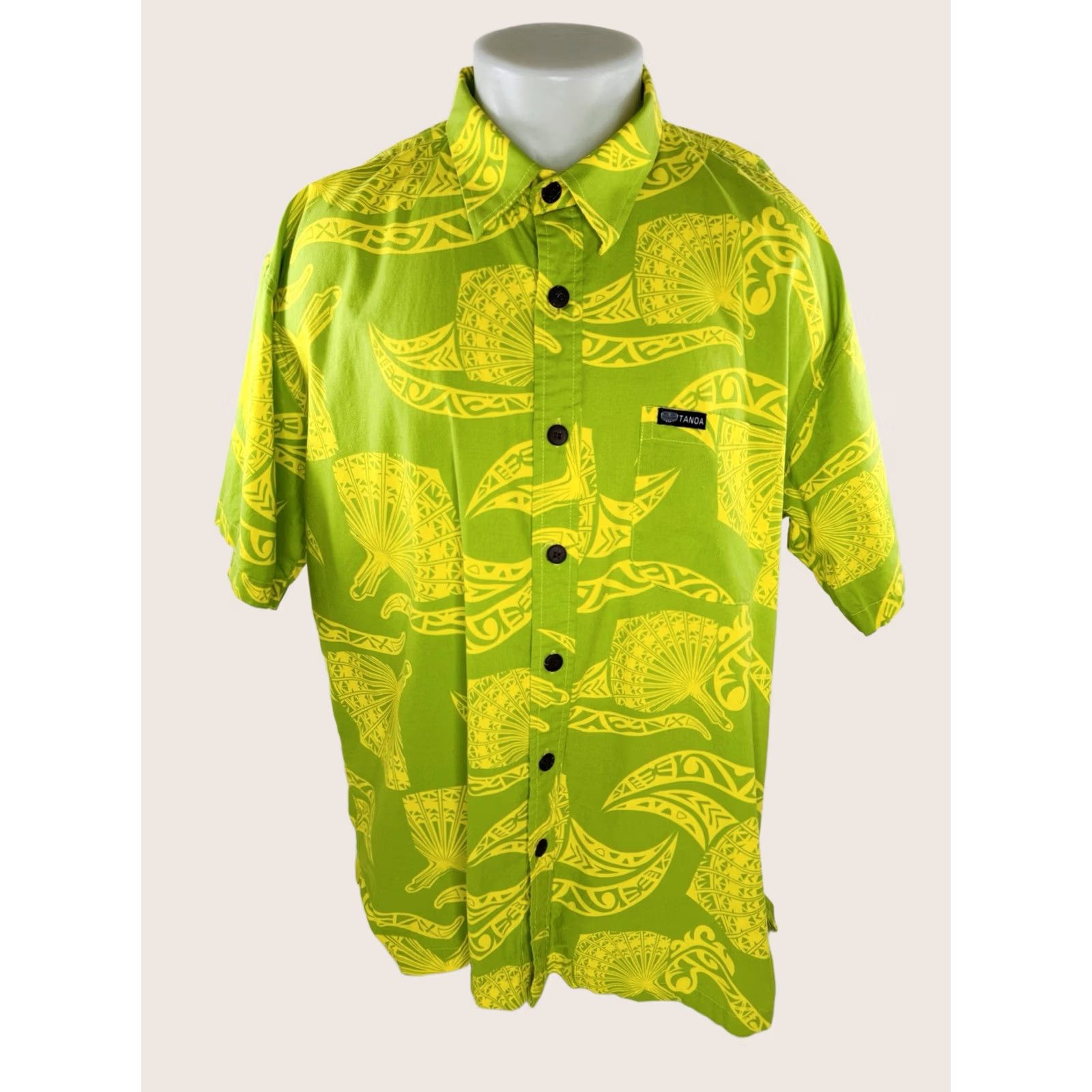 Brixton TANOA SAMOA - Tribal Hawaiian Aloha Mens 3XL Shirt Size US XXL / EU 58 / 5 - 1 Thumbnail