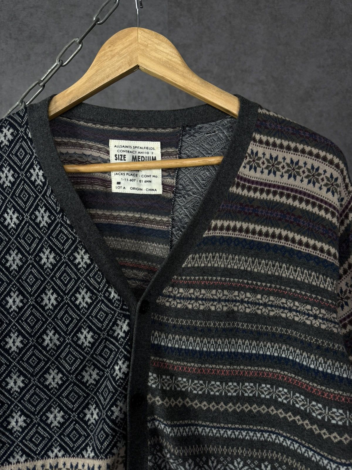 Allsaints Allsaints designer vintage cardigan Size US M / EU 48-50 / 2 - 2 Thumbnail